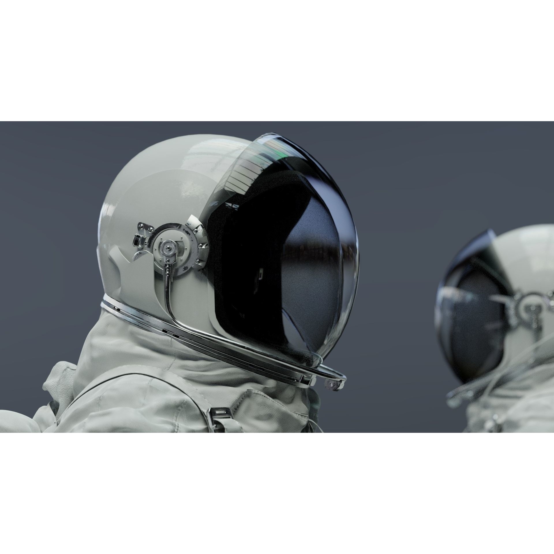SPACESUIT Orange ACES - Game-Ready 3D Model - View 17
