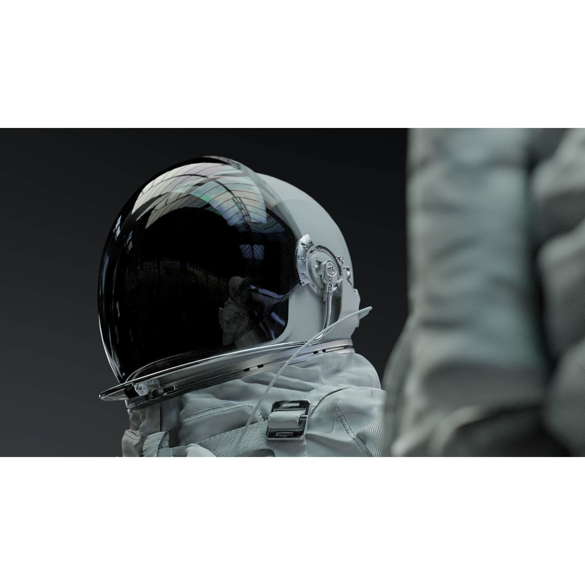 SPACESUIT Orange ACES - Game-Ready 3D Model - View 18