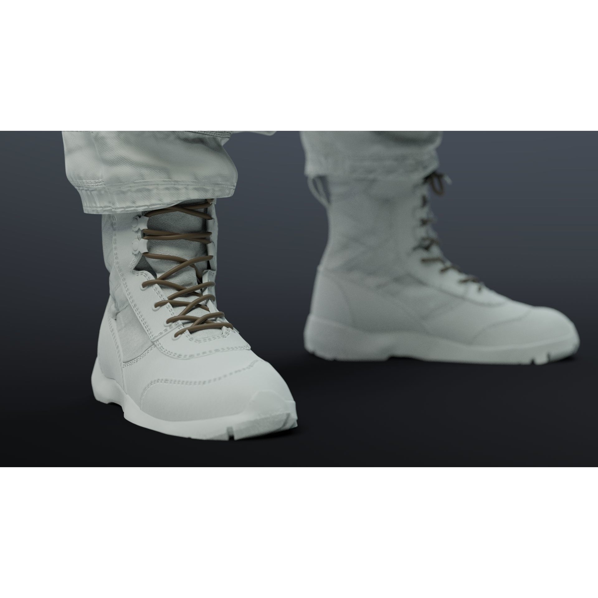 SPACESUIT Orange ACES - Game-Ready 3D Model - View 22