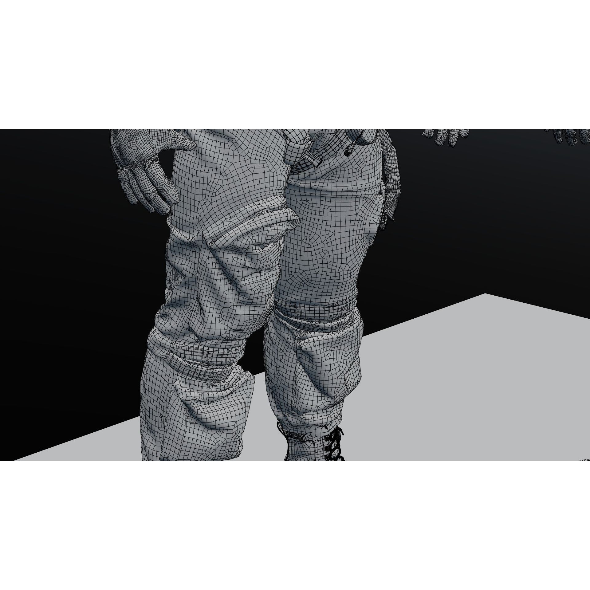 SPACESUIT Orange ACES - Game-Ready 3D Model - View 31