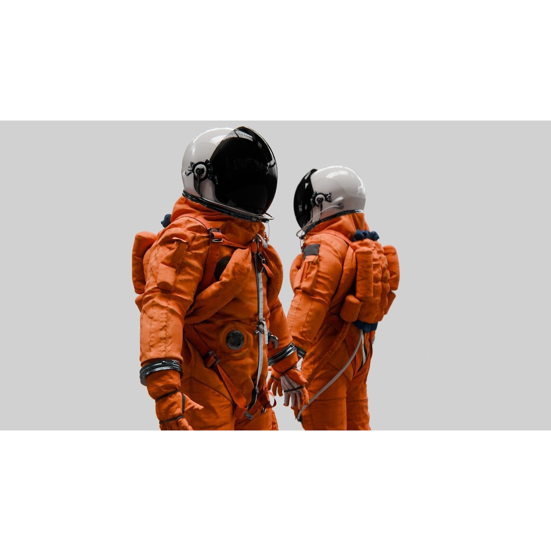 SPACESUIT Orange ACES - Game-Ready 3D Model - View 5