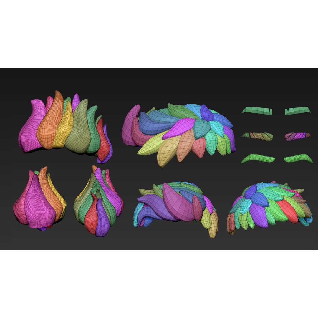 Rony 3D Model – Stylized Character with Basemesh and Elements