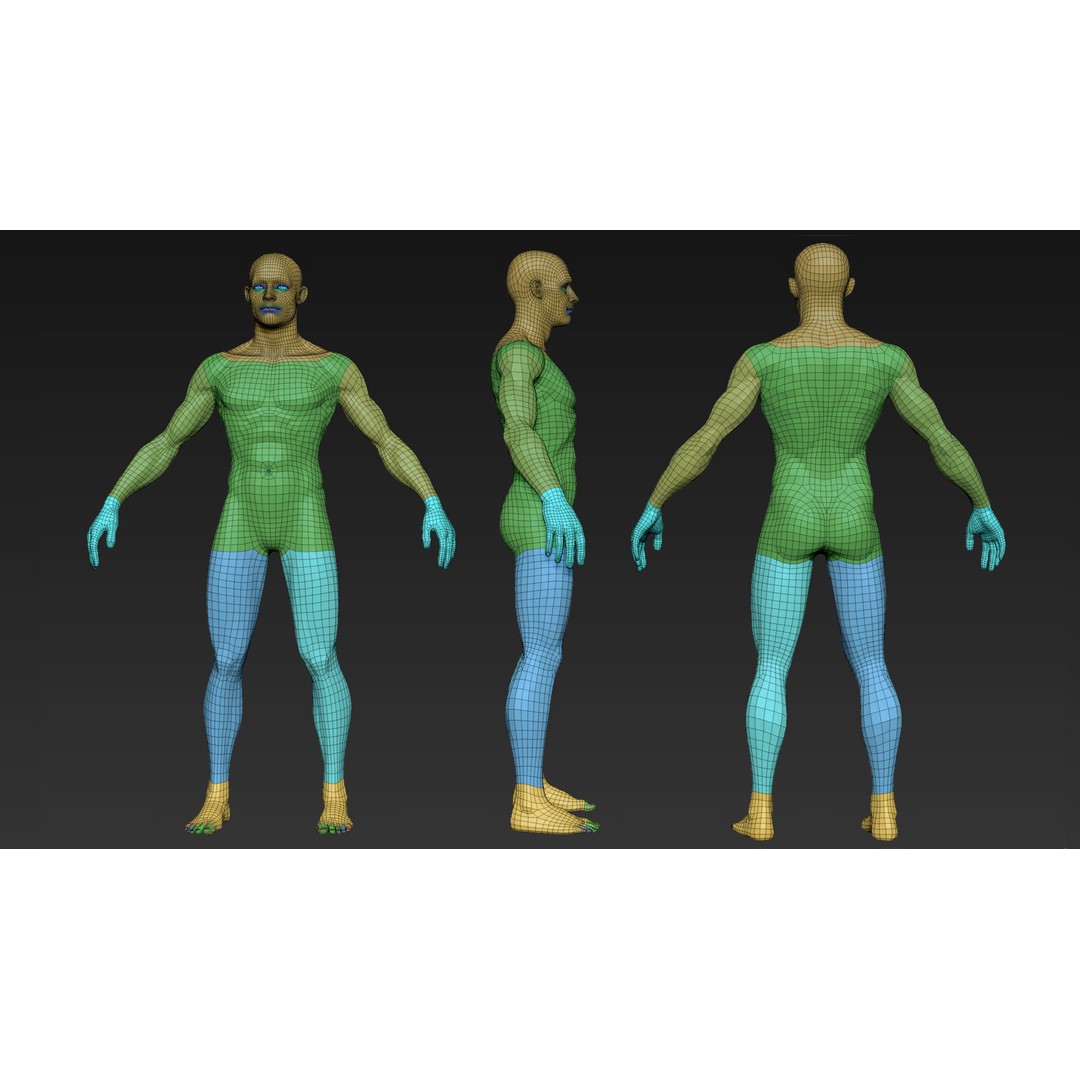 Rony 3D Model – Stylized Character with Basemesh and Elements - View 11