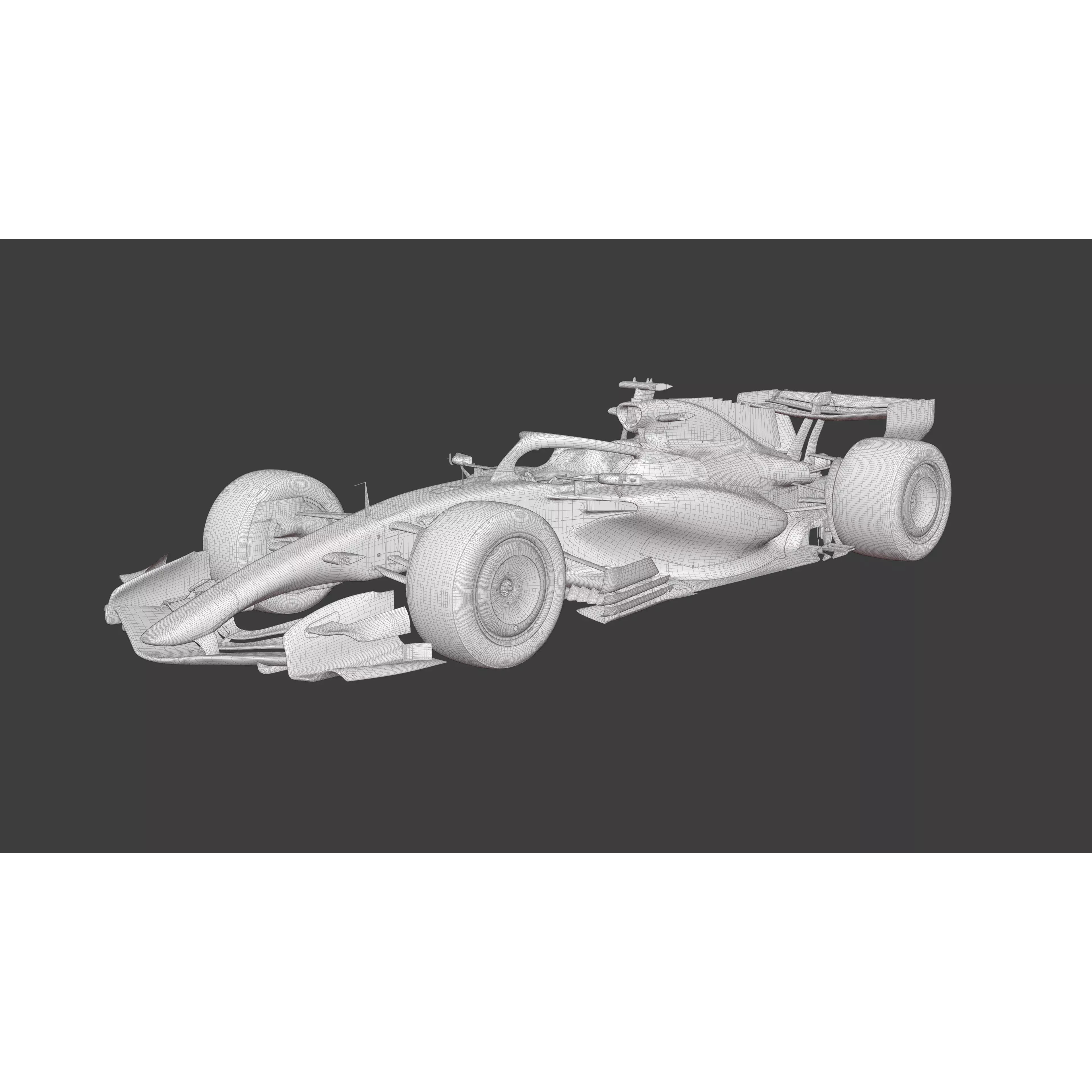 F1 2026 Car - High-Detail 3D Model - View 7