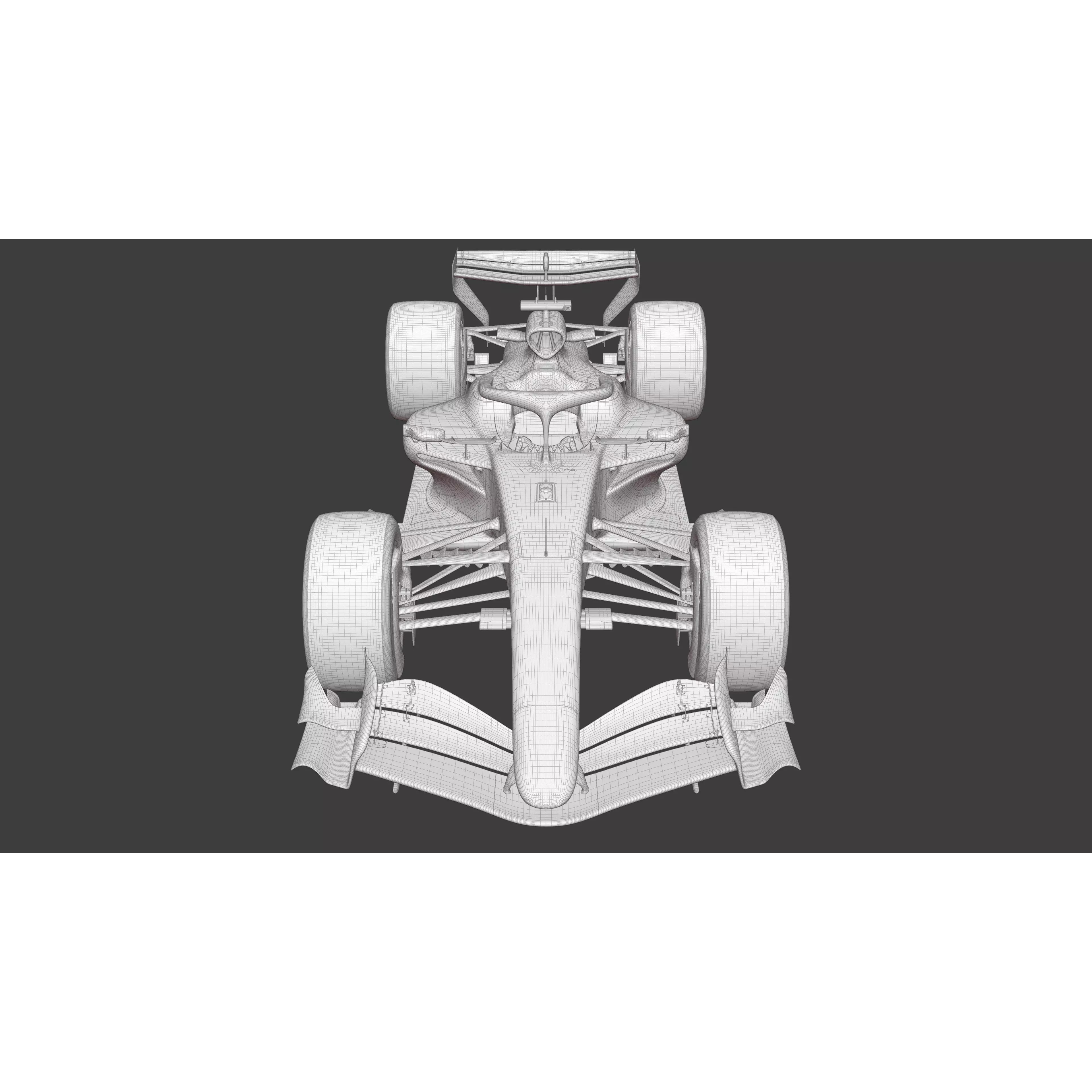 F1 2026 Car - High-Detail 3D Model - View 8