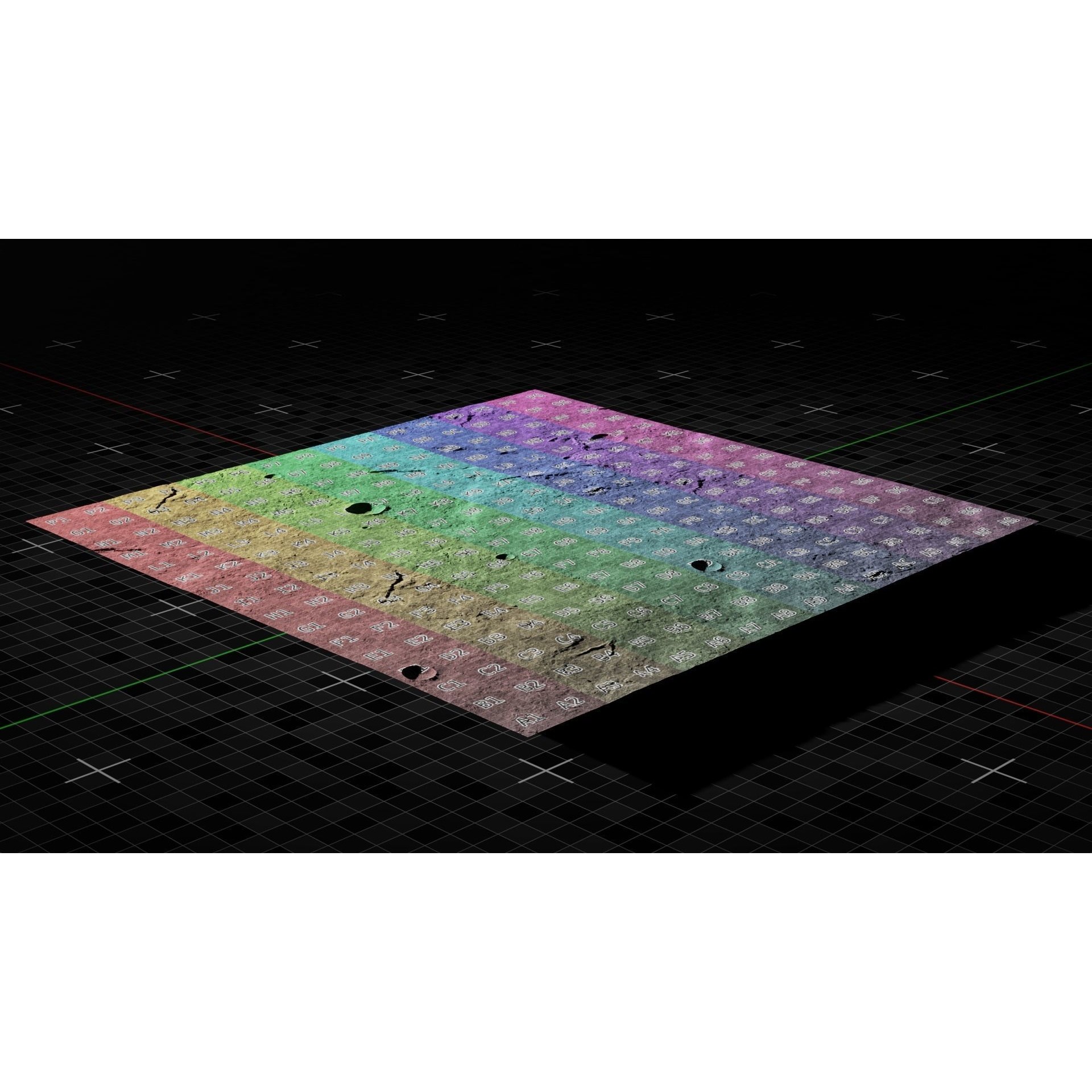 Moon Terrain - Game-Ready 3D Model - View 4