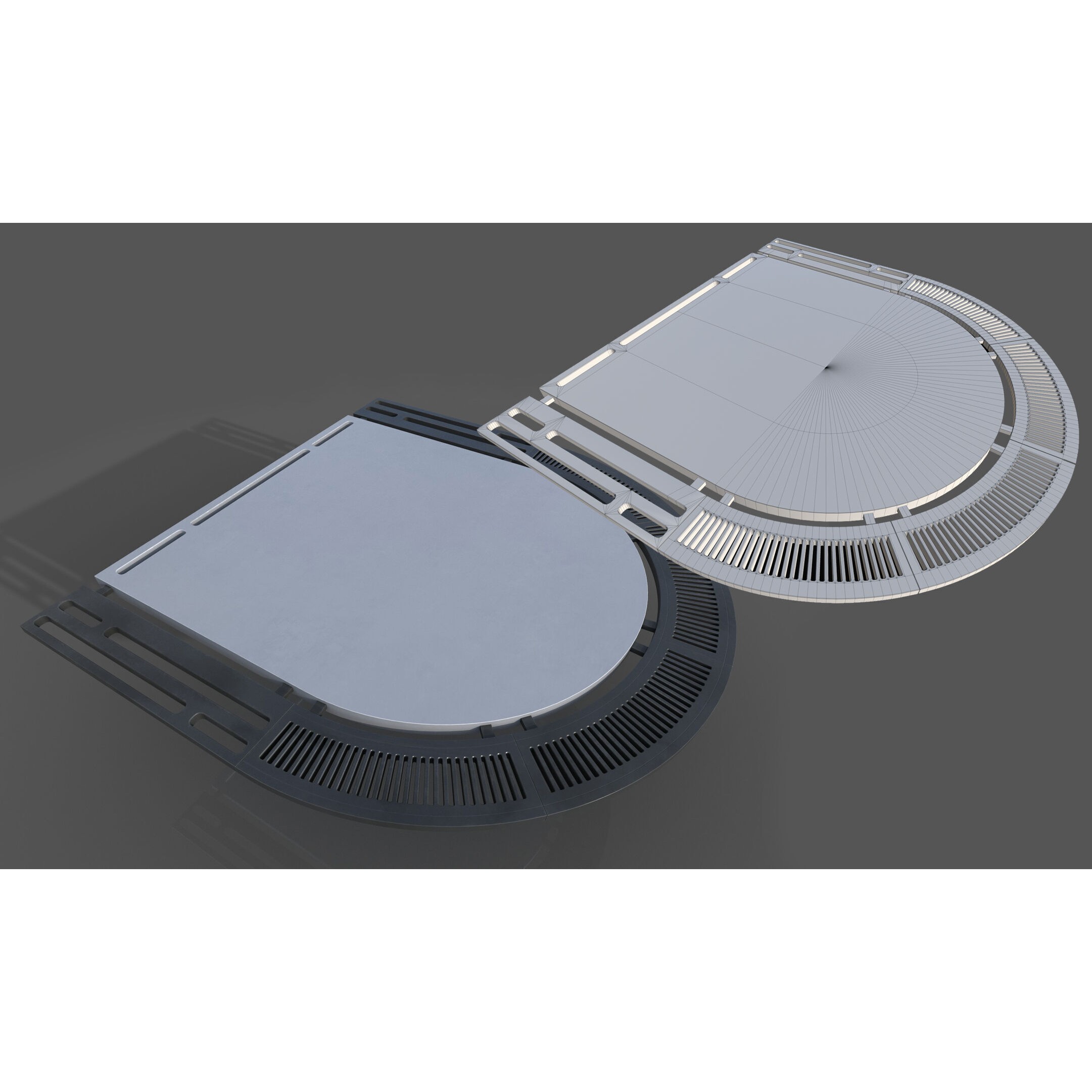 ISB Style Room - Low-Poly Game-Ready 3D Model - View 15