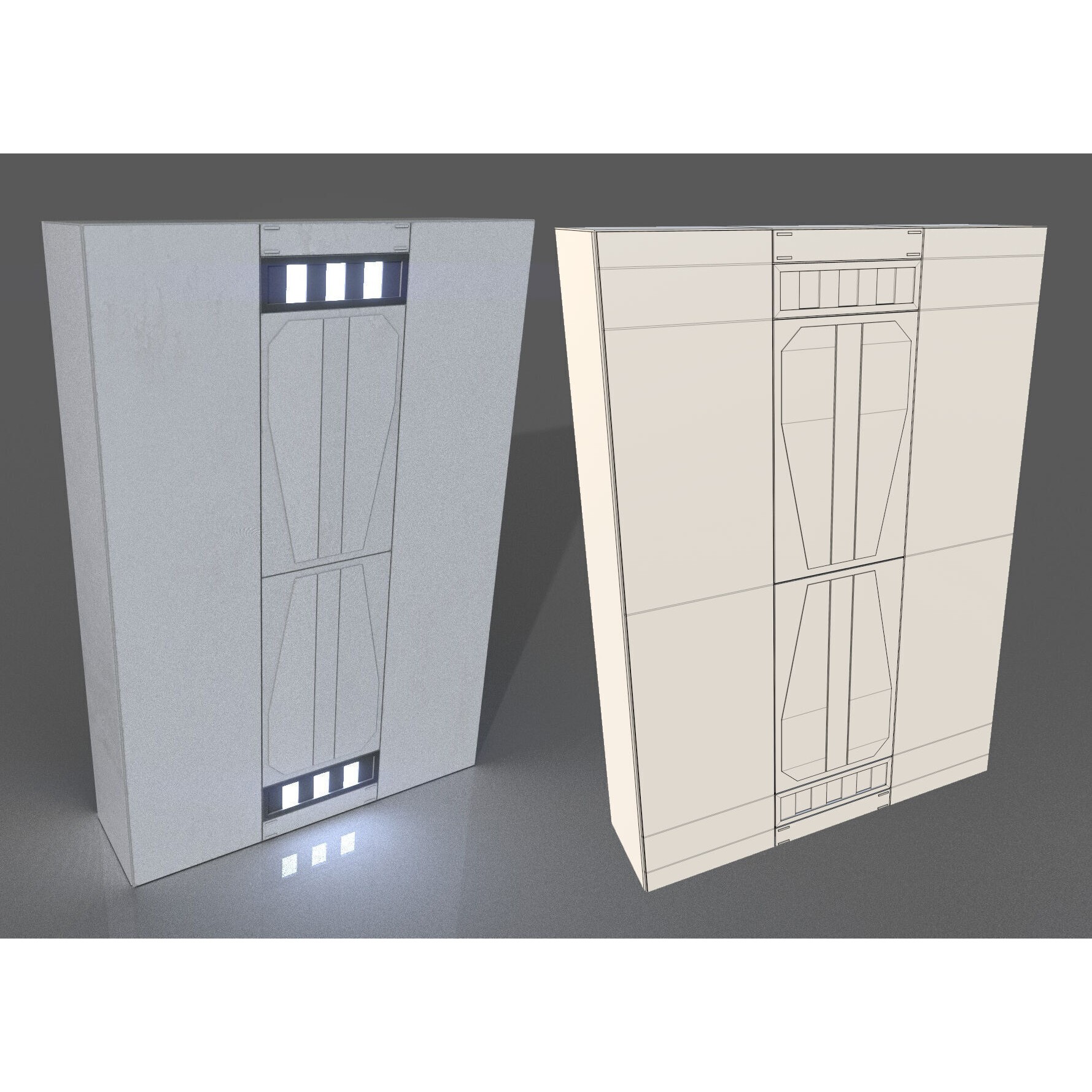 ISB Style Room - Low-Poly Game-Ready 3D Model - View 19