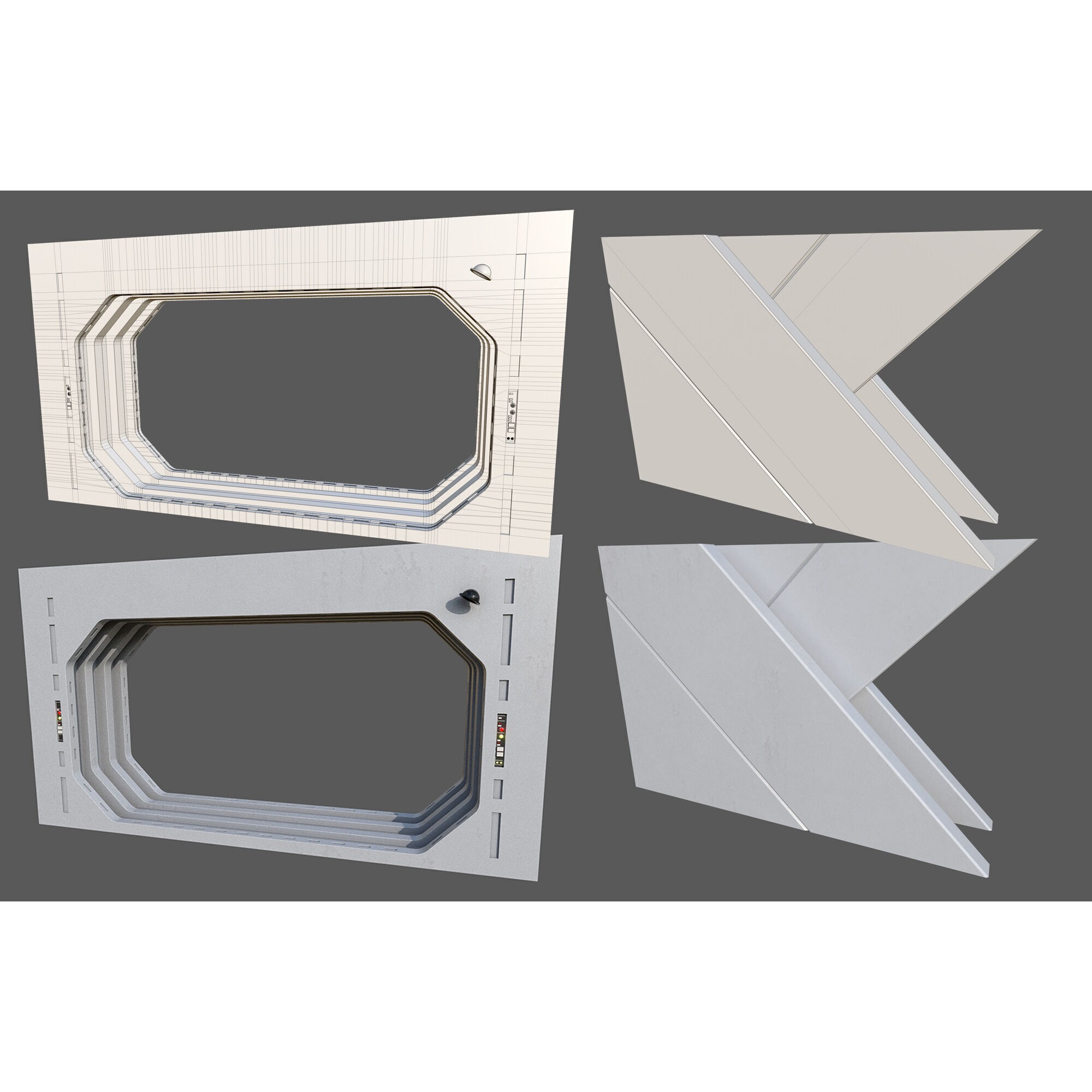 ISB Style Room - Low-Poly Game-Ready 3D Model - View 20