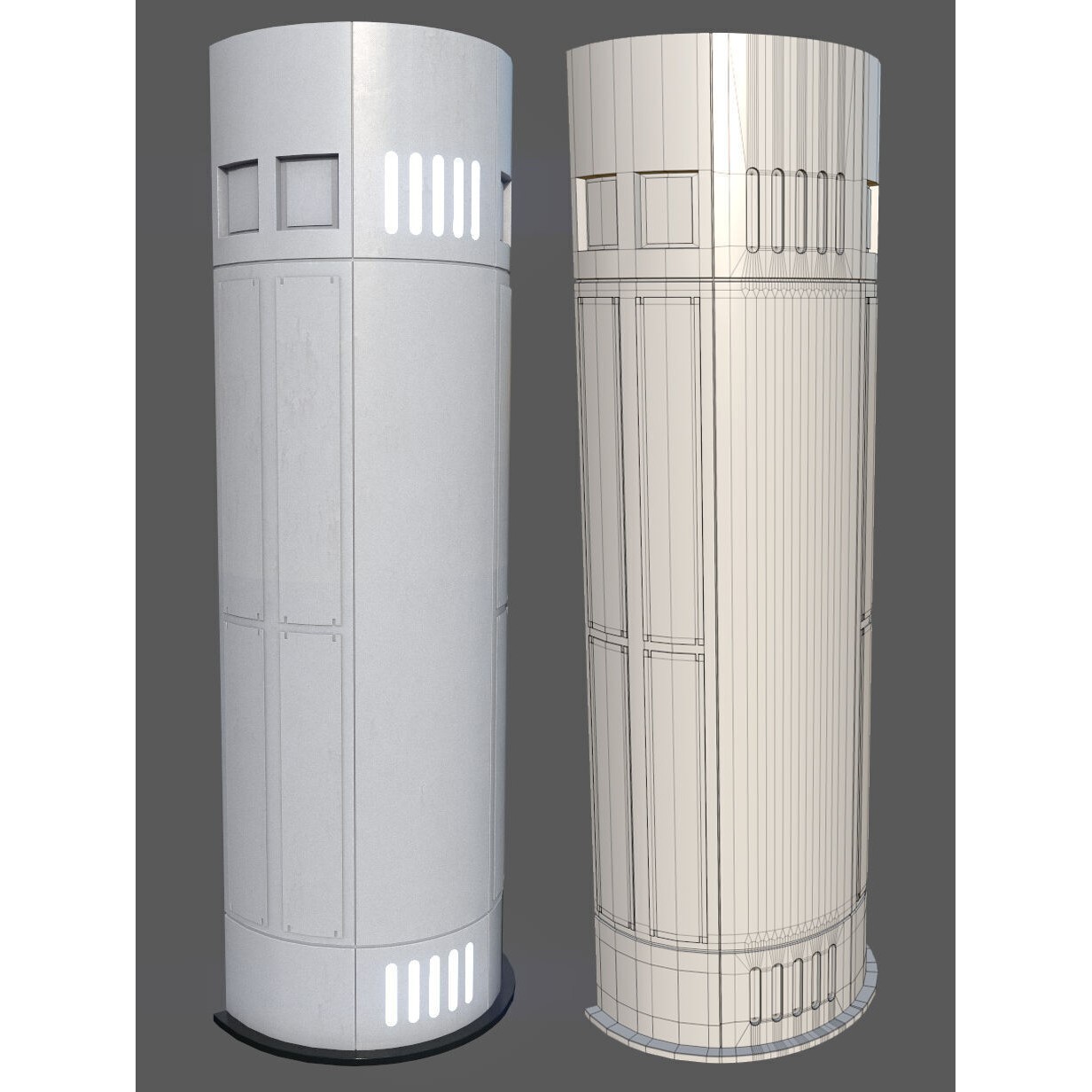 ISB Style Room - Low-Poly Game-Ready 3D Model - View 27