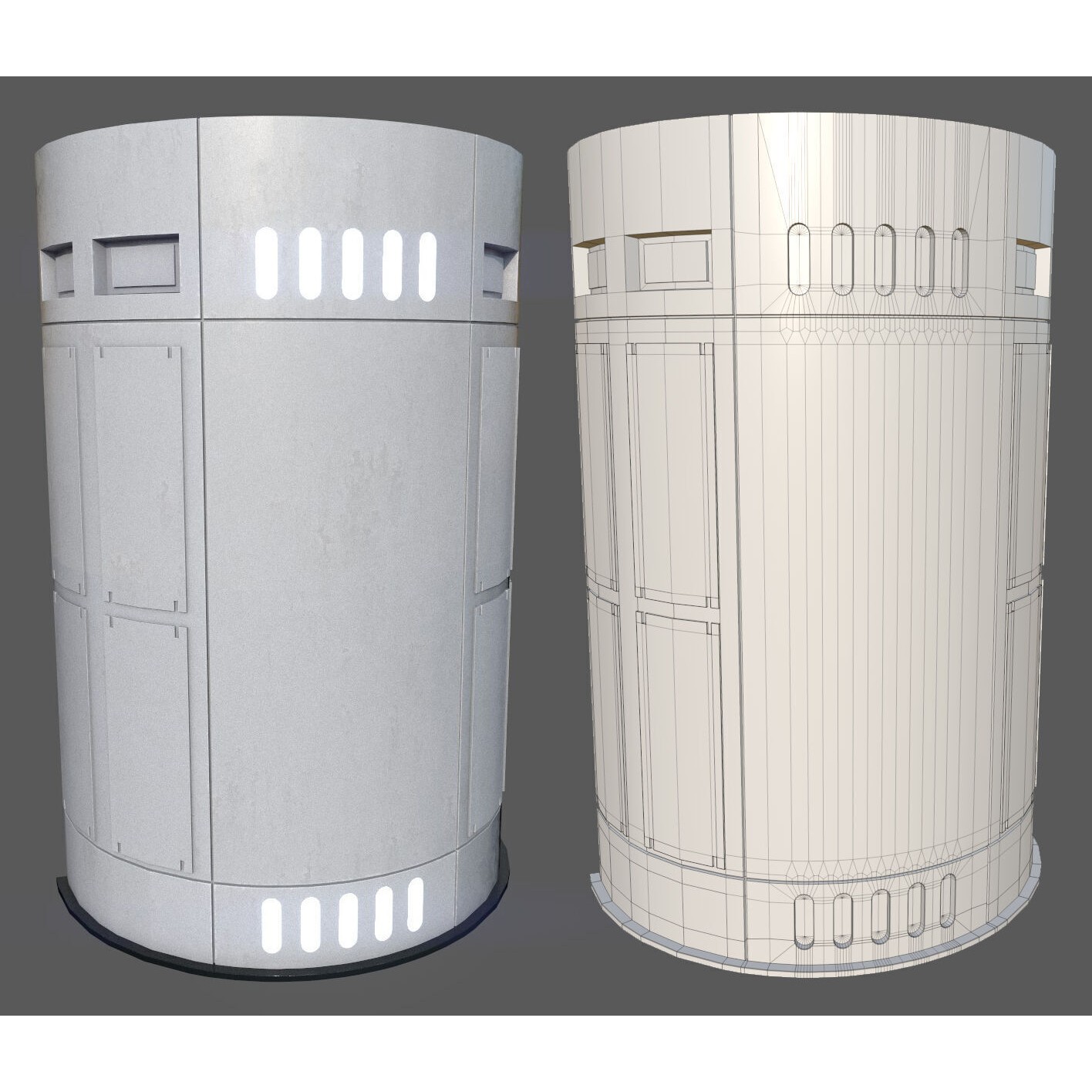 ISB Style Room - Low-Poly Game-Ready 3D Model - View 28