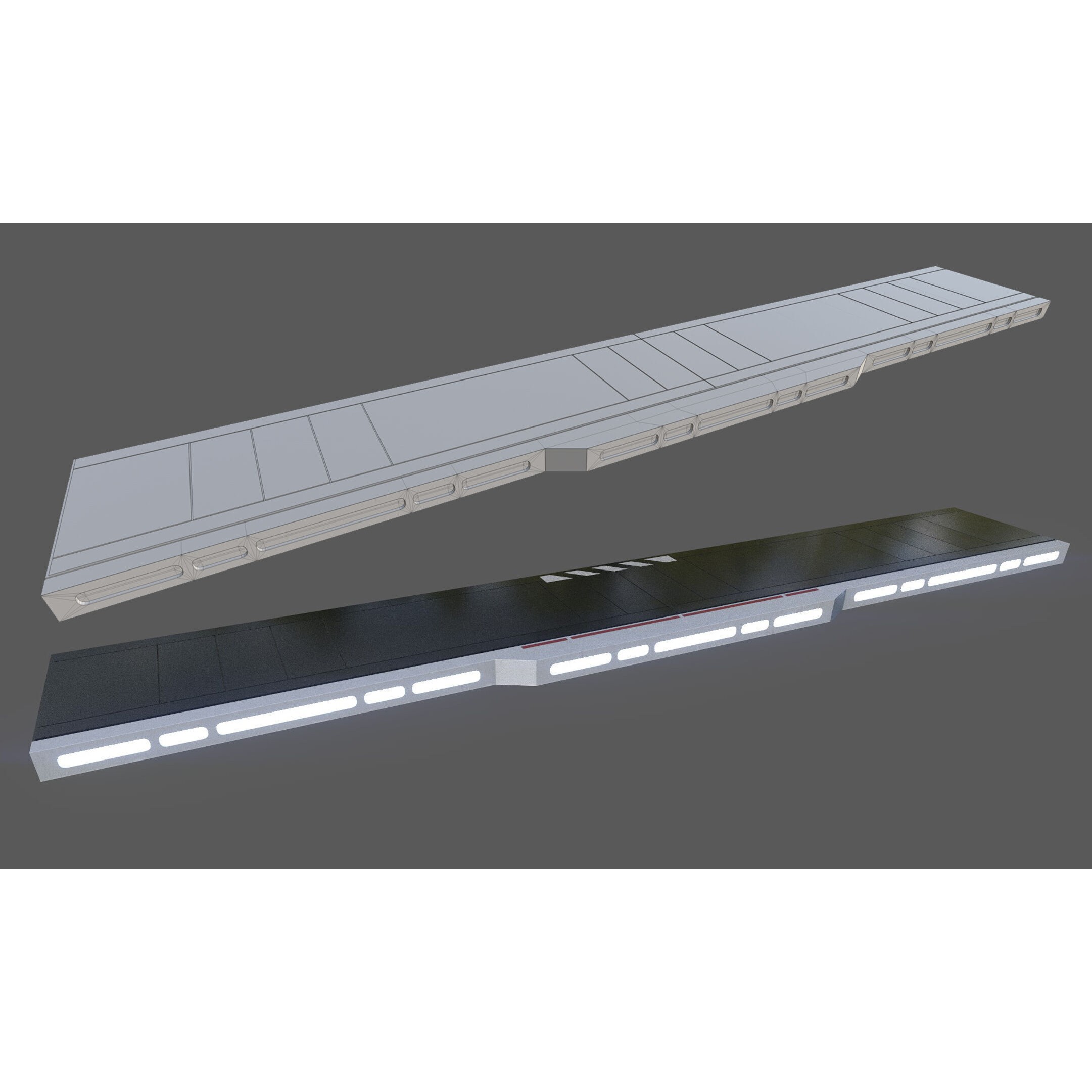 ISB Style Room - Low-Poly Game-Ready 3D Model - View 30