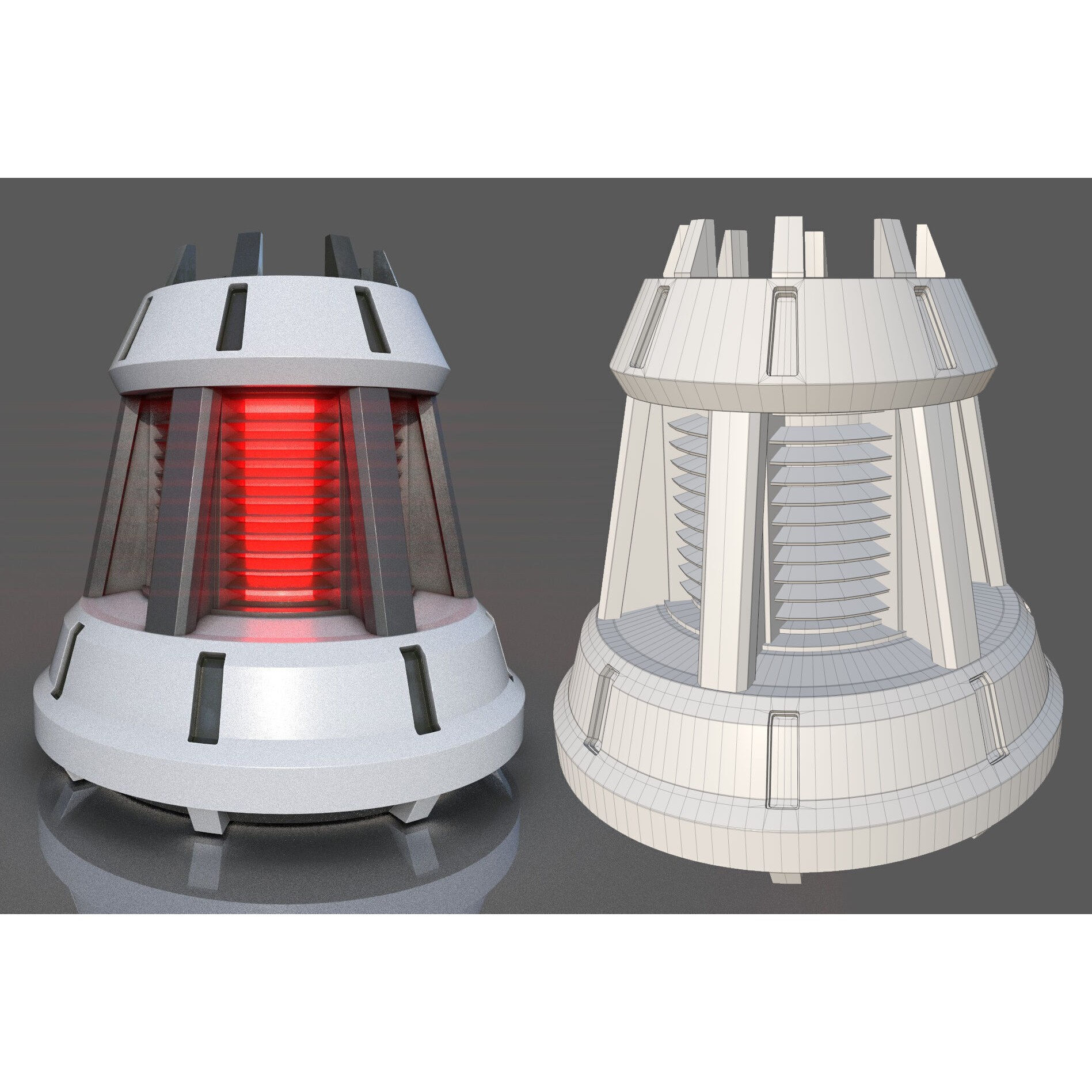 ISB Style Room - Low-Poly Game-Ready 3D Model - View 31