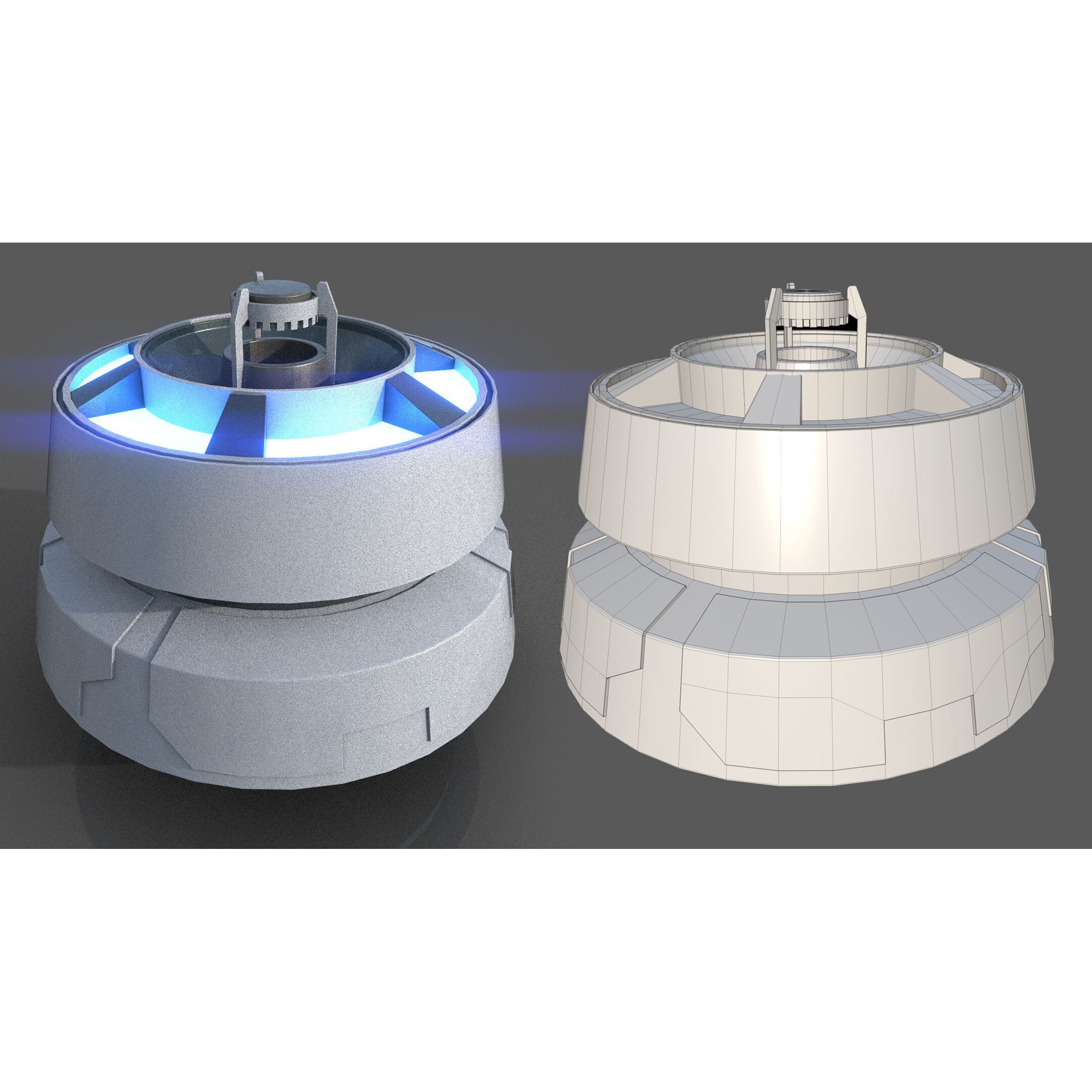 ISB Style Room - Low-Poly Game-Ready 3D Model - View 33