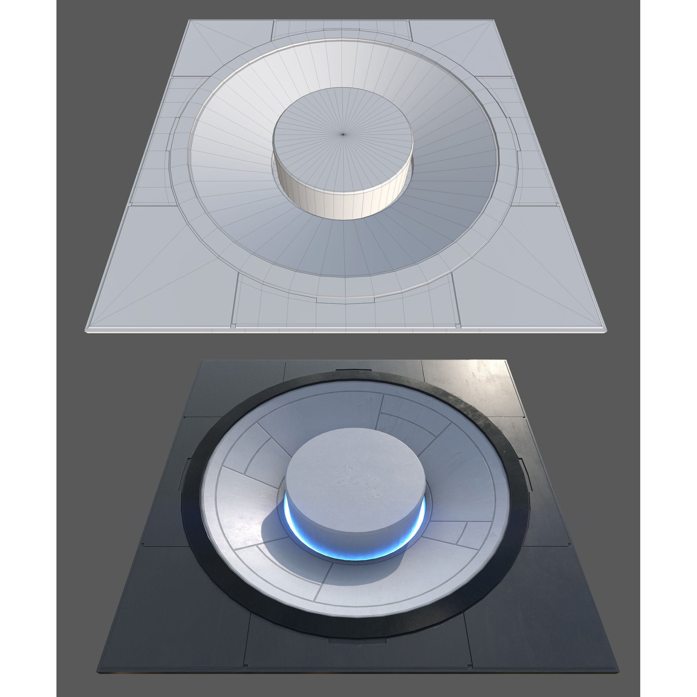 ISB Style Room - Low-Poly Game-Ready 3D Model - View 38