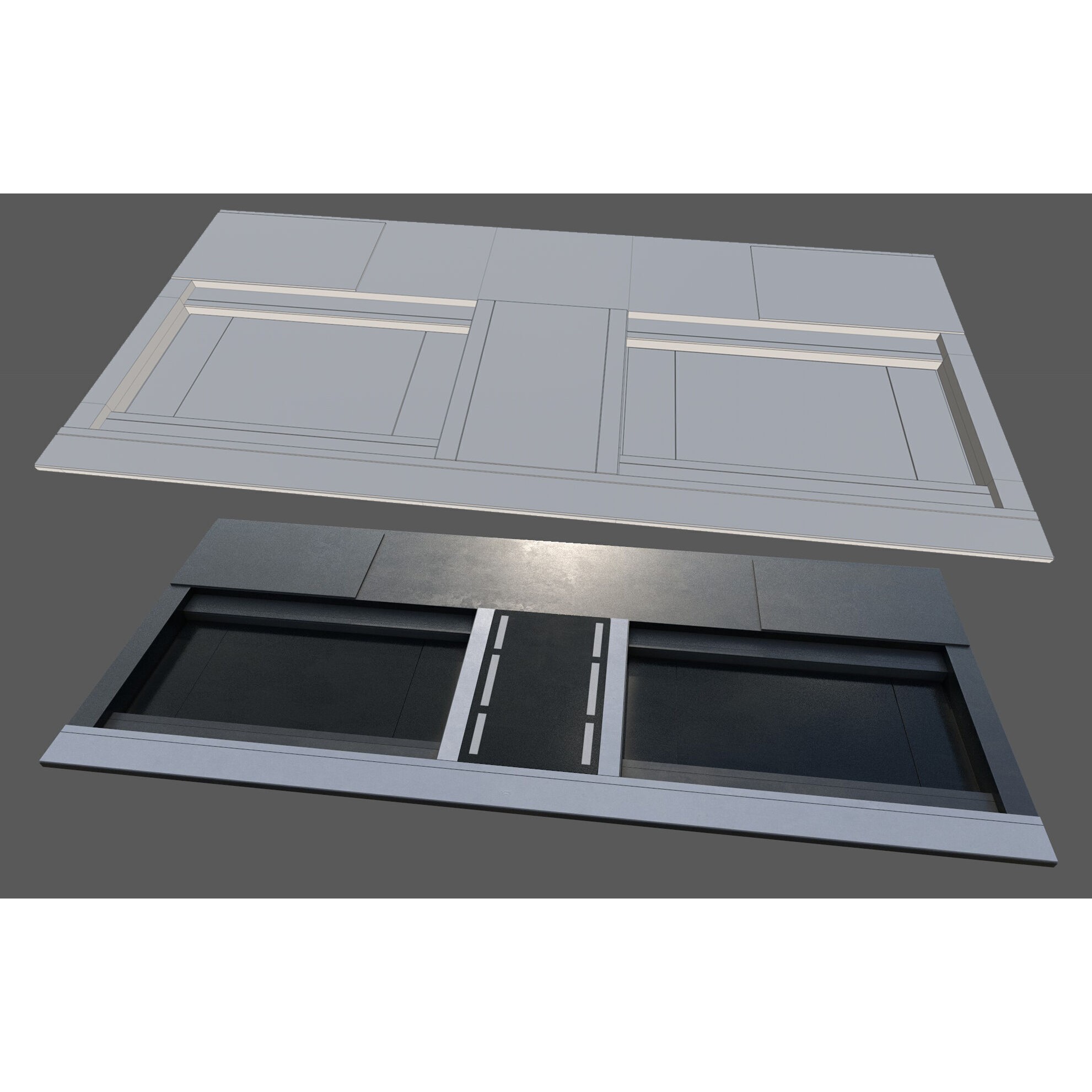 ISB Style Room - Low-Poly Game-Ready 3D Model - View 39