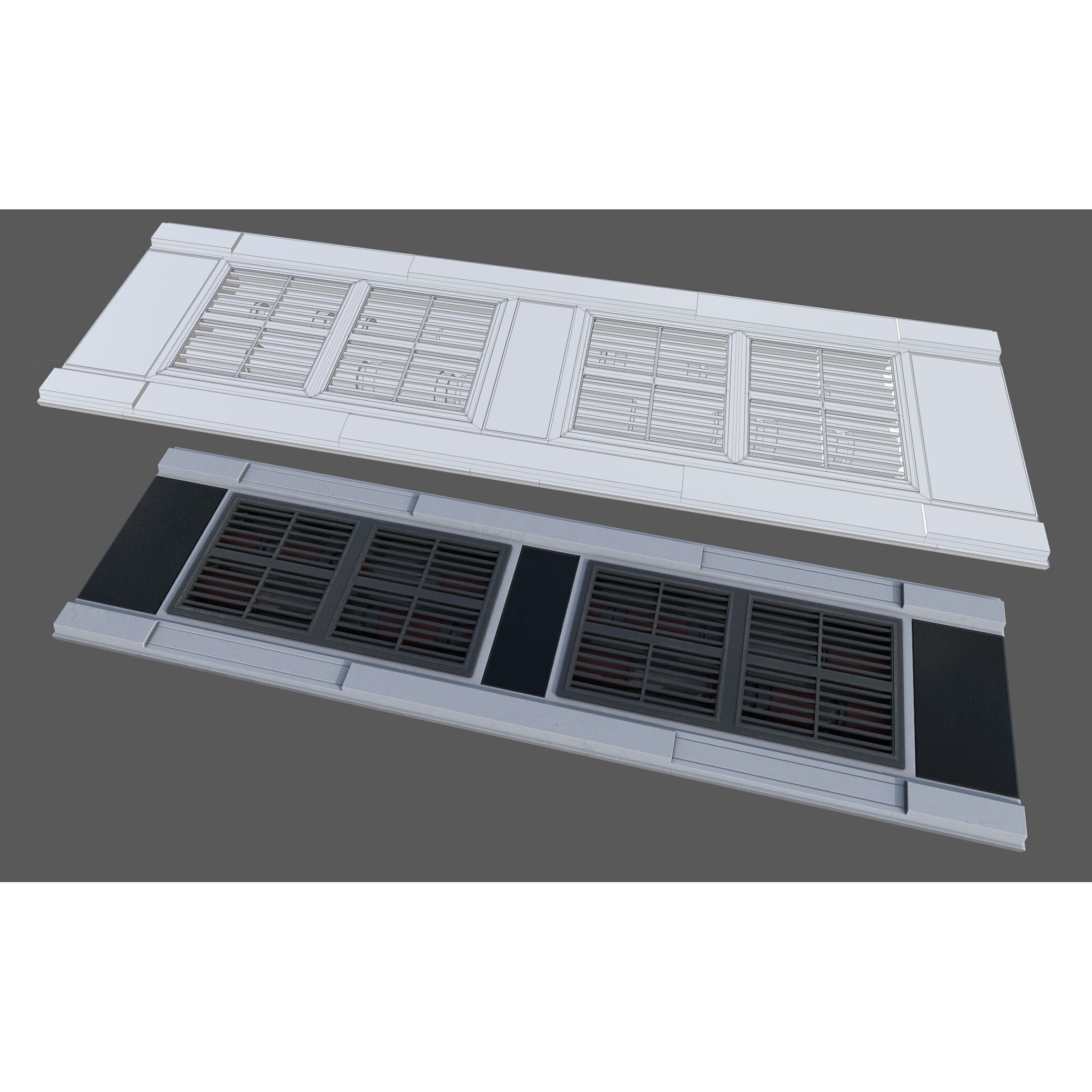 ISB Style Room - Low-Poly Game-Ready 3D Model - View 40