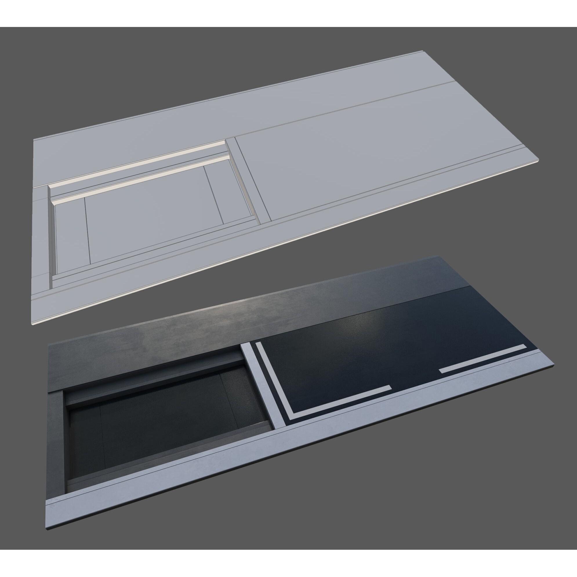 ISB Style Room - Low-Poly Game-Ready 3D Model - View 41