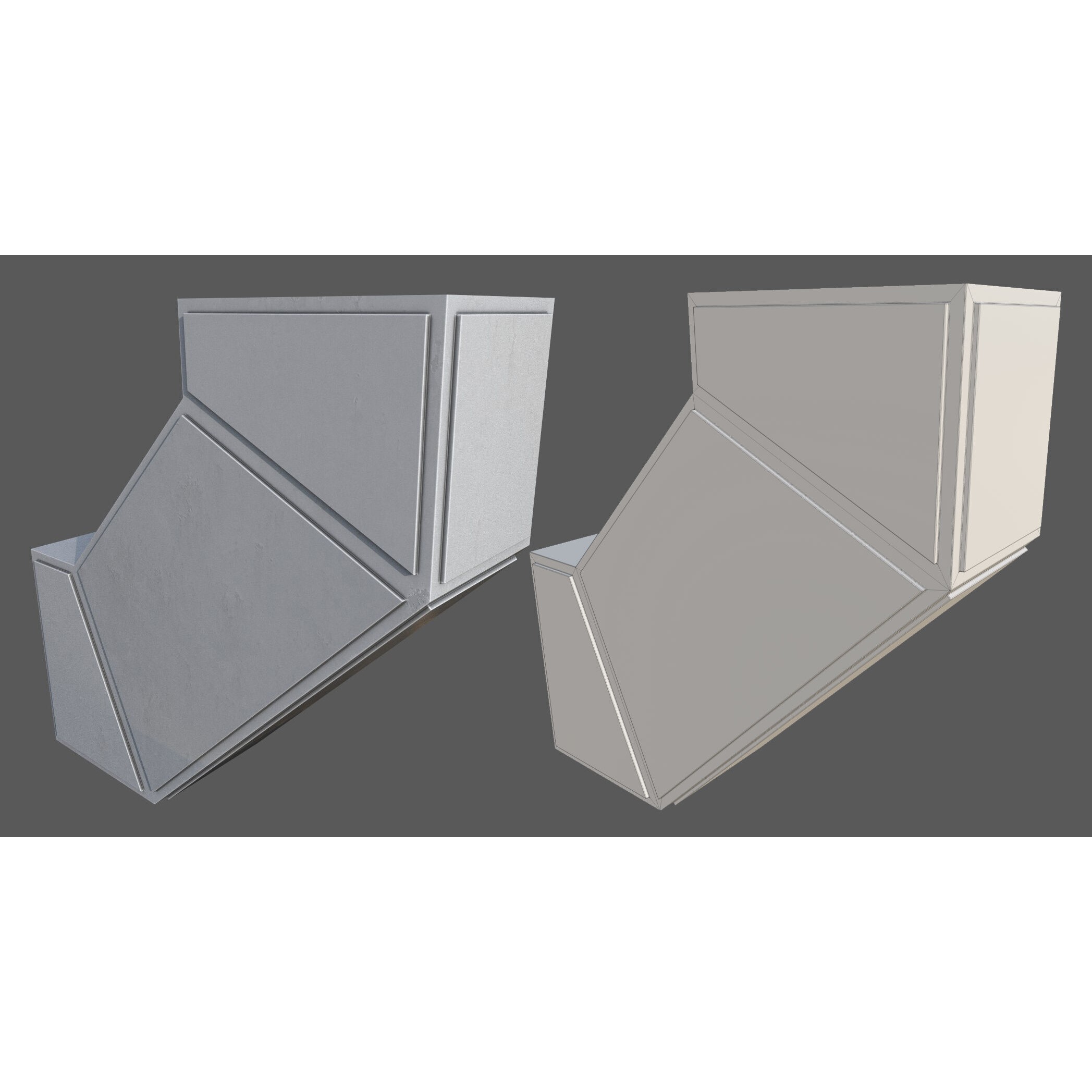 ISB Style Room - Low-Poly Game-Ready 3D Model - View 47