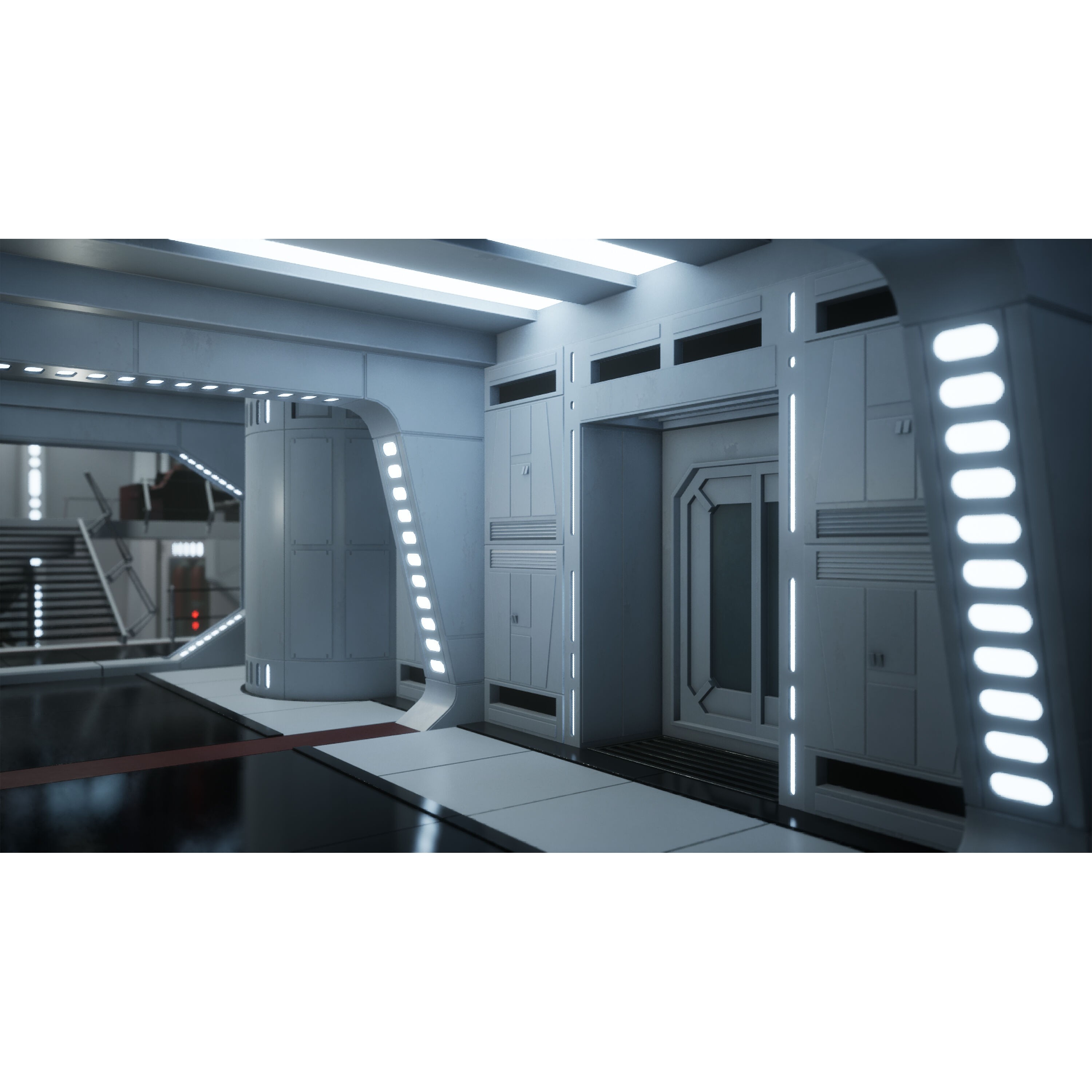 ISB Style Room - Low-Poly Game-Ready 3D Model - View 5