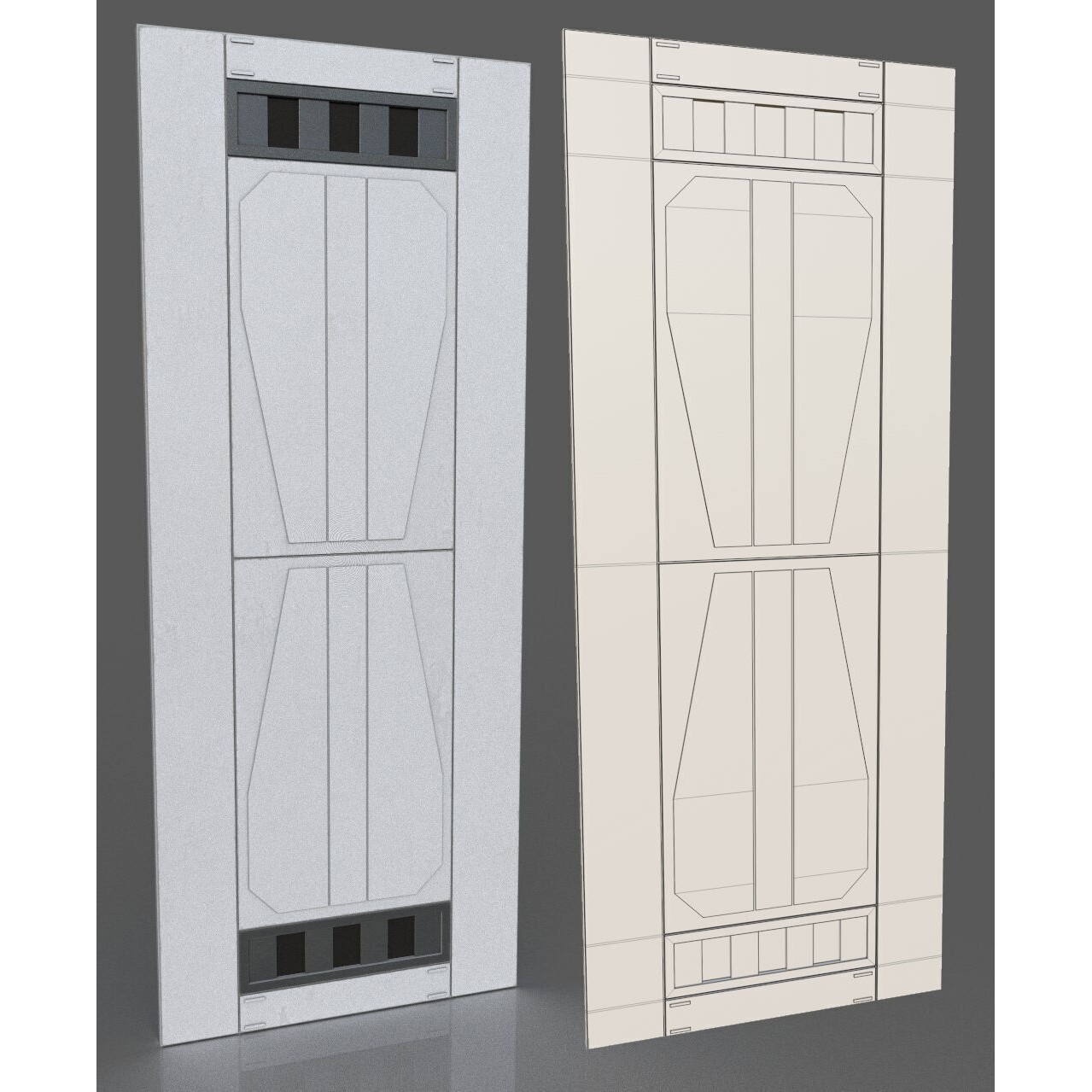 ISB Style Room - Low-Poly Game-Ready 3D Model - View 53