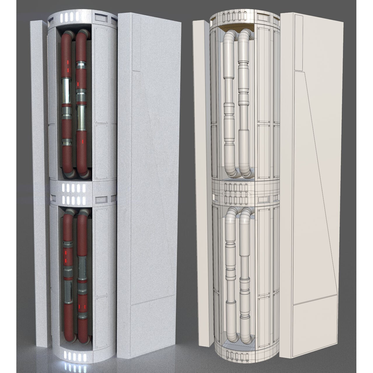 ISB Style Room - Low-Poly Game-Ready 3D Model - View 56