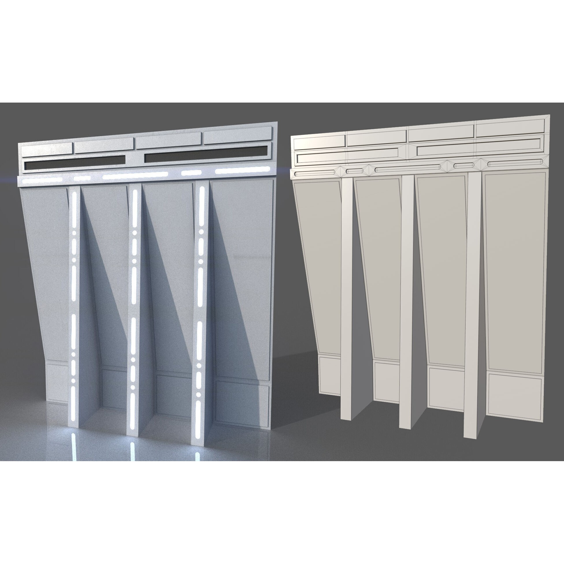 ISB Style Room - Low-Poly Game-Ready 3D Model - View 57