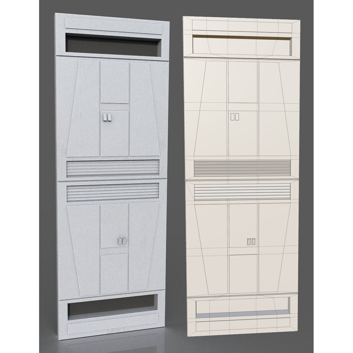 ISB Style Room - Low-Poly Game-Ready 3D Model - View 59