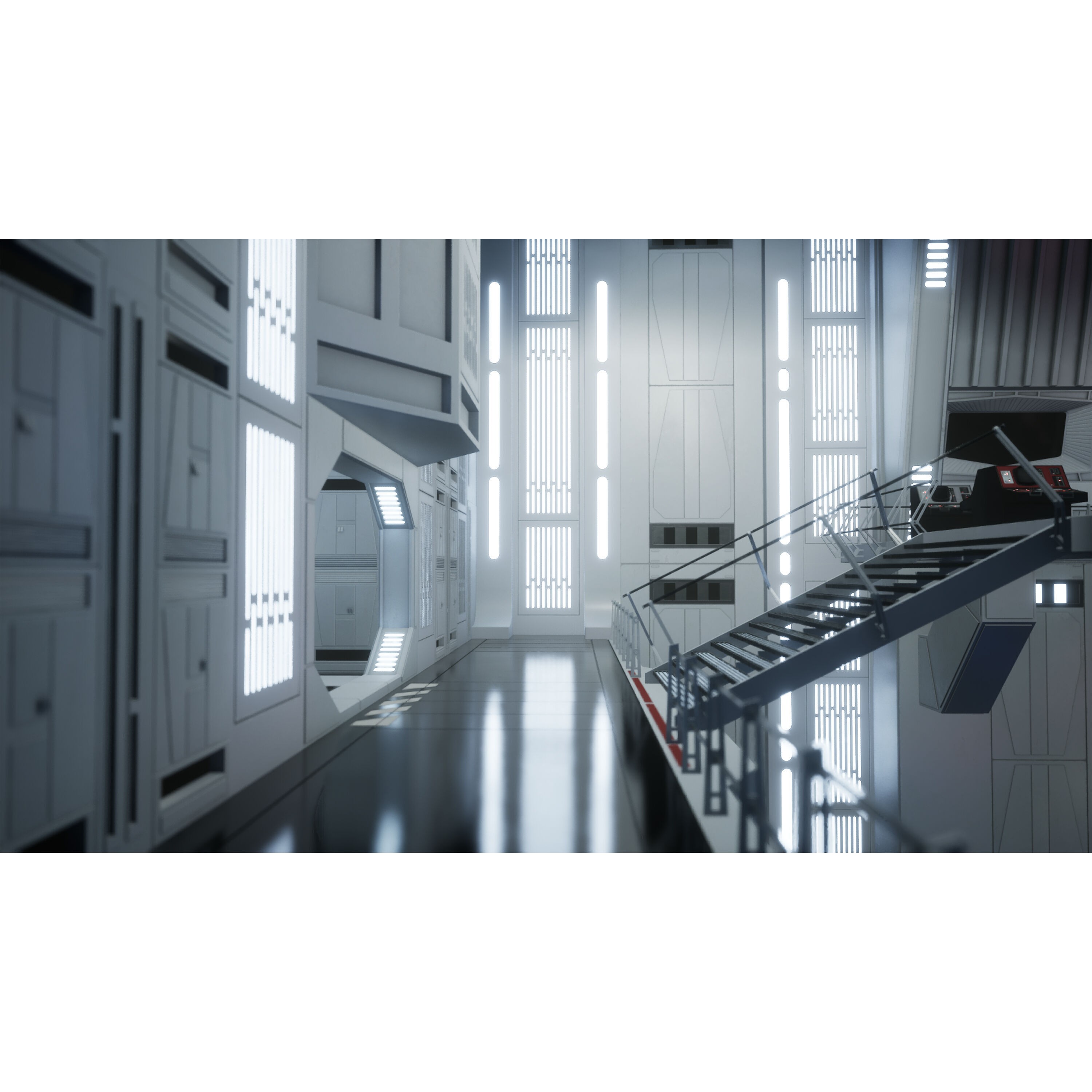 ISB Style Room - Low-Poly Game-Ready 3D Model - View 8