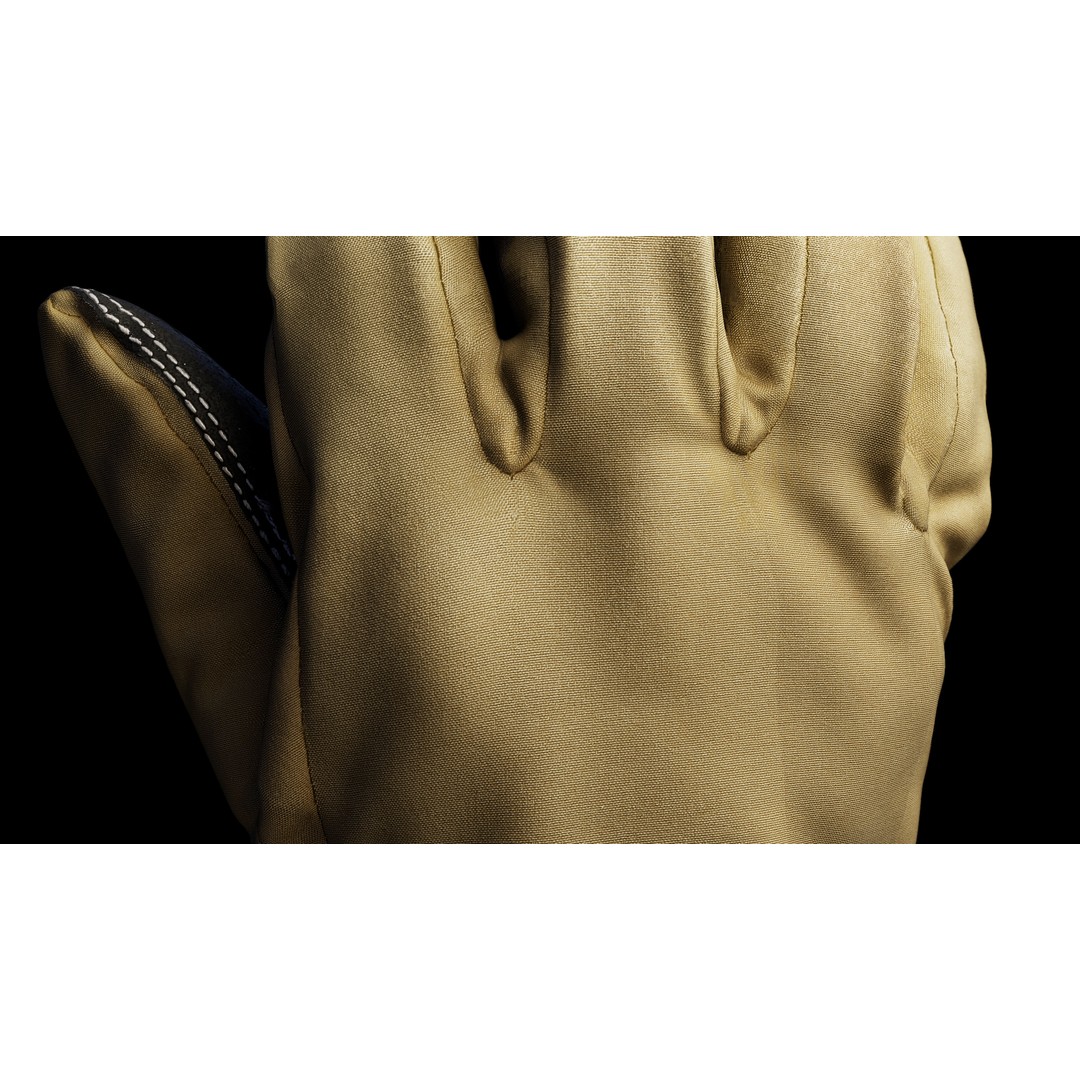 Winter Gloves 3D Model – Low Poly Game Asset, FBX & OBJ Formats - View 11