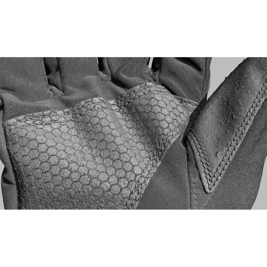 Winter Gloves 3D Model – Low Poly Game Asset, FBX & OBJ Formats - View 17