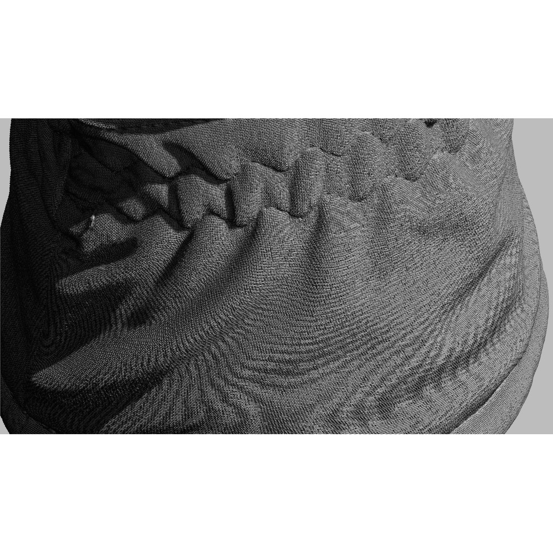 Winter Gloves 3D Model – Low Poly Game Asset, FBX & OBJ Formats - View 19