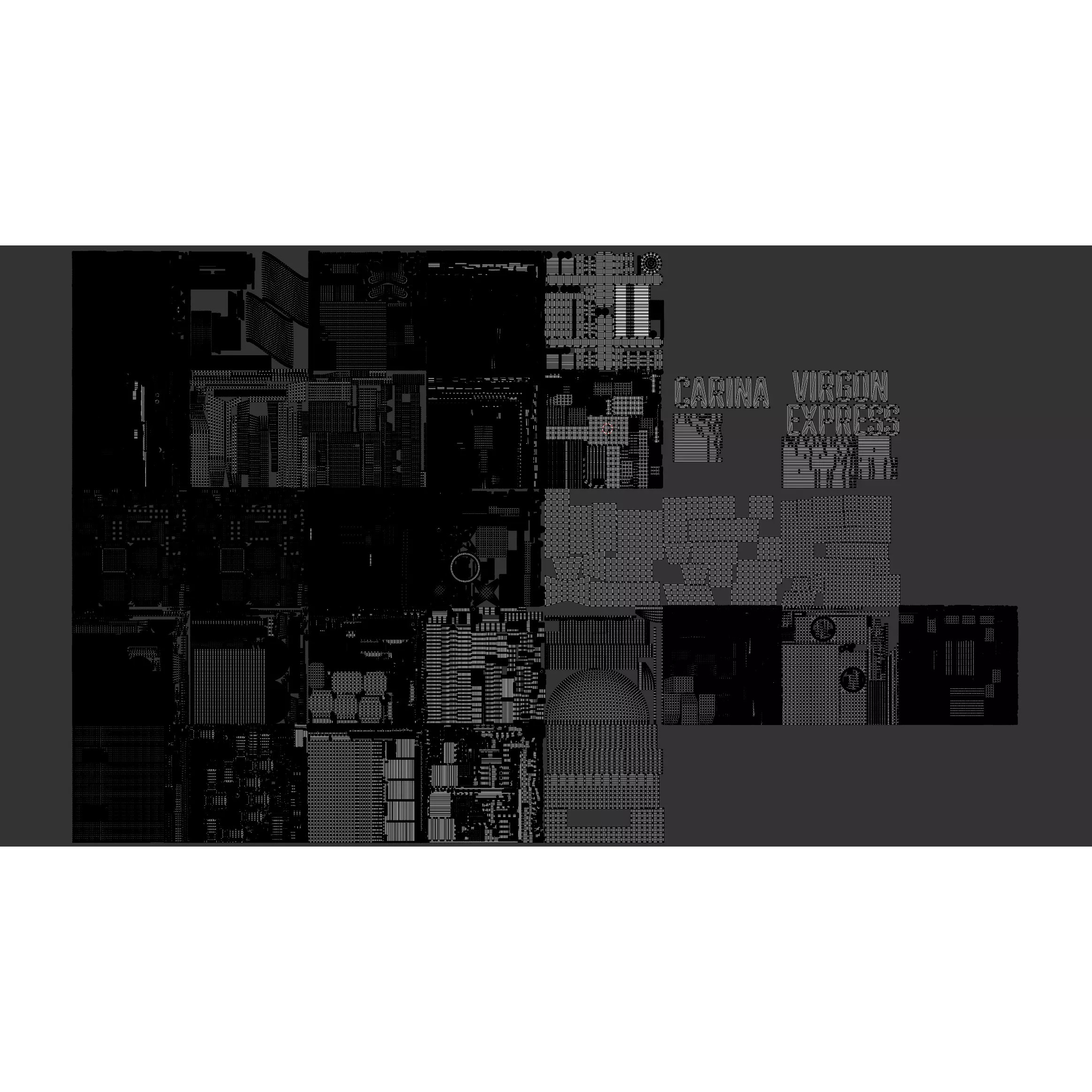 Battlestar Galactica - Flattop Game-Ready 3D Model