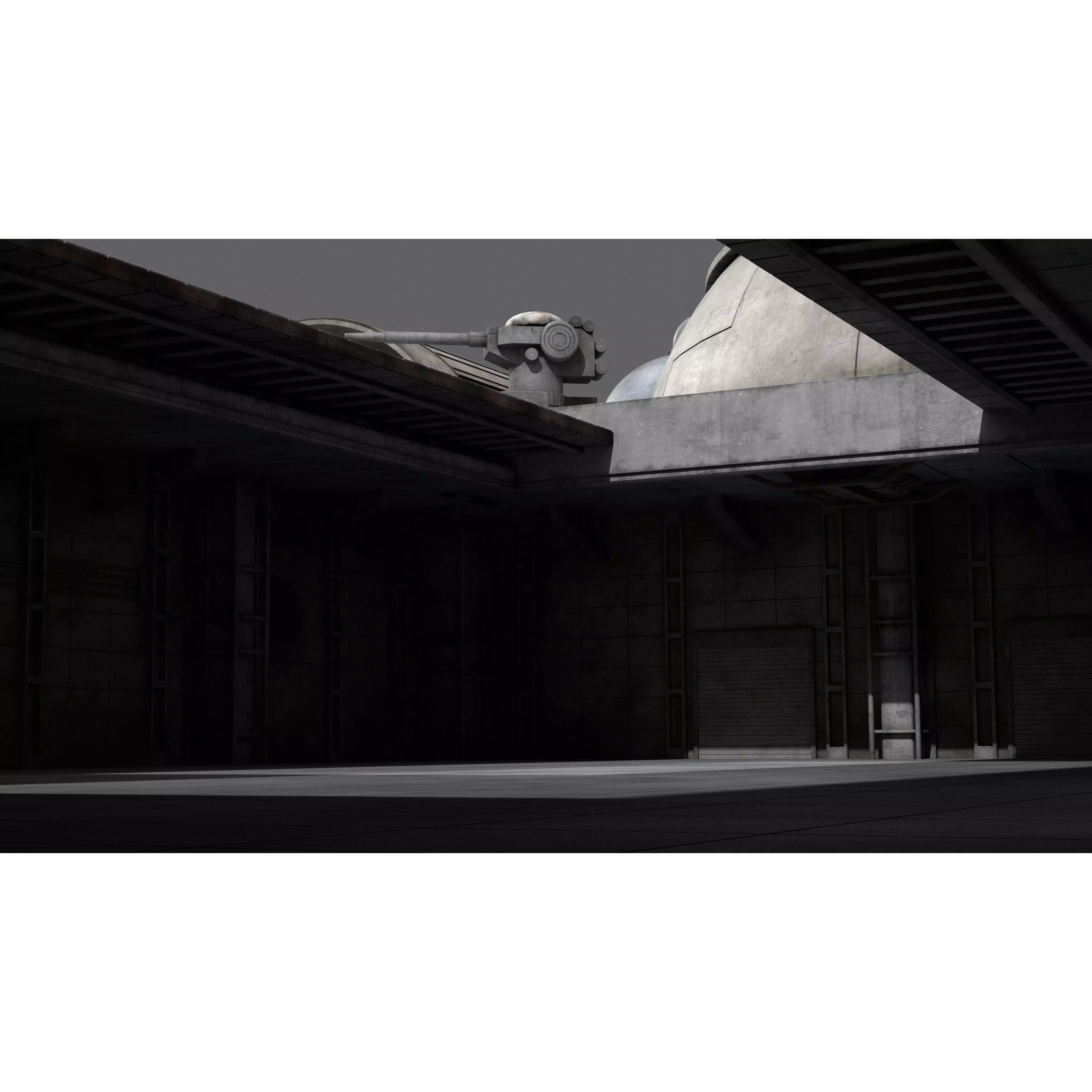 Battlestar Galactica - Flattop Game-Ready 3D Model - View 18