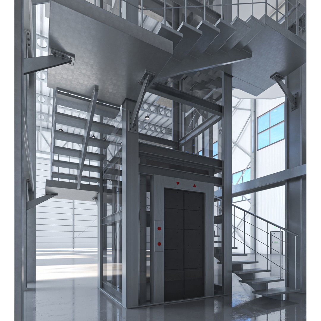 Hangar 3D Model – High-Quality Textured Aircraft Facility, PBR - View 8