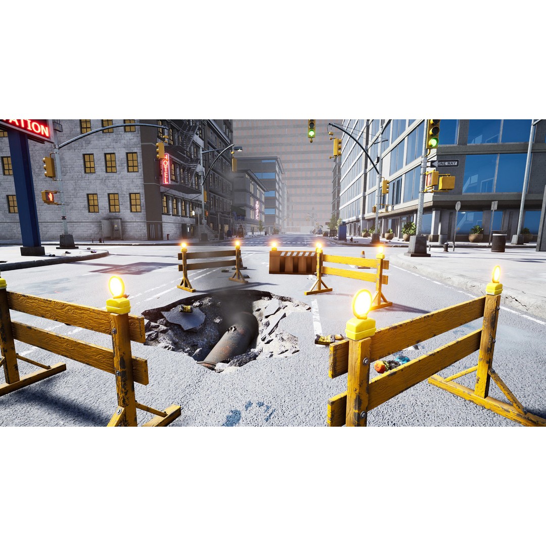 Complete City 3D Model – Low Poly Modular Asset Pack for Unity & Unreal - View 11