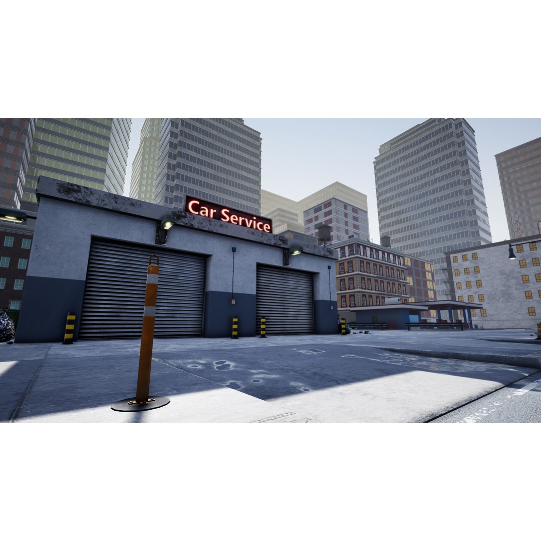 Complete City 3D Model – Low Poly Modular Asset Pack for Unity & Unreal - View 13