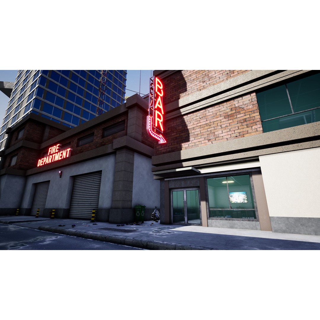 Complete City 3D Model – Low Poly Modular Asset Pack for Unity & Unreal - View 16
