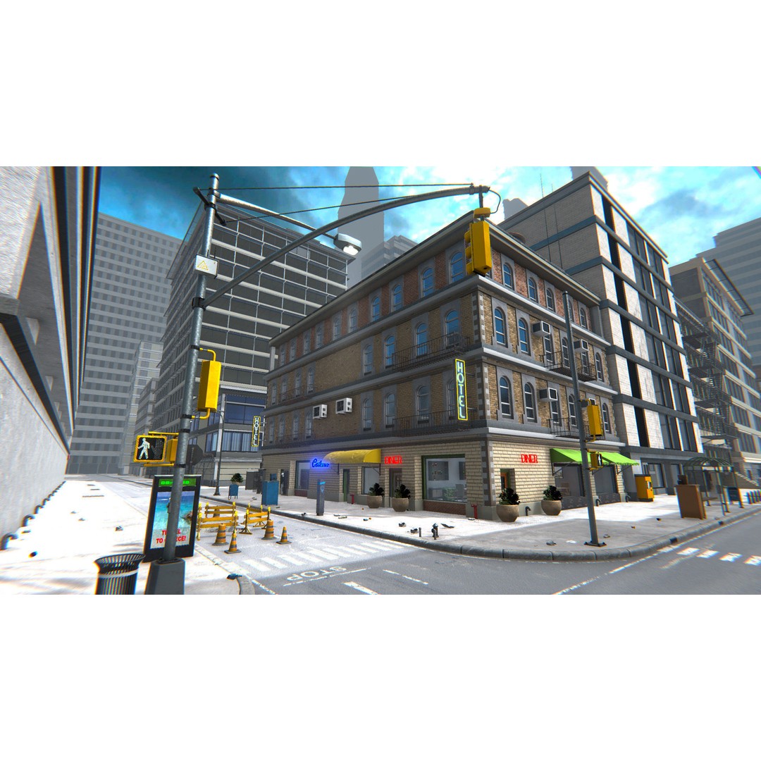 Complete City 3D Model – Low Poly Modular Asset Pack for Unity & Unreal - View 19