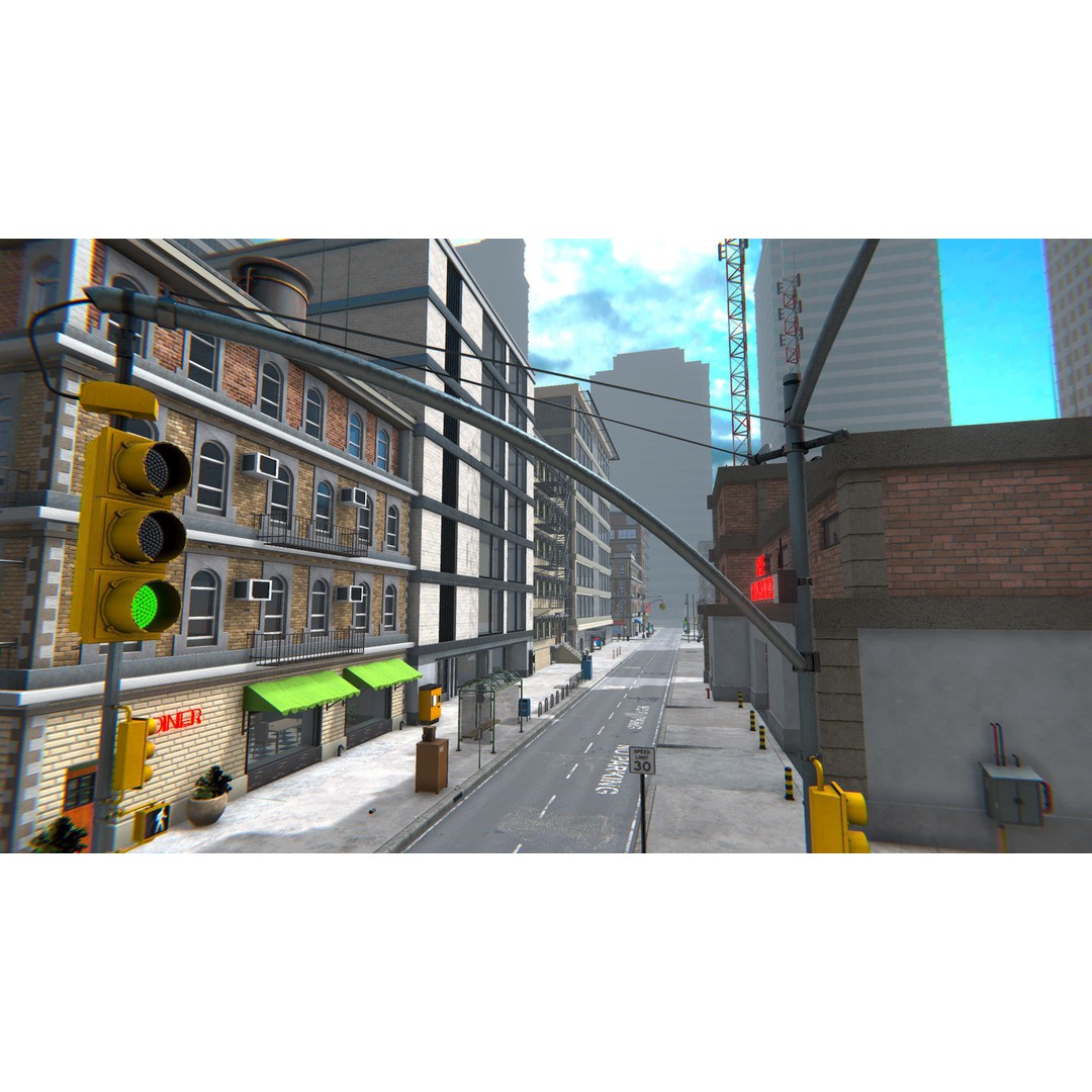 Complete City 3D Model – Low Poly Modular Asset Pack for Unity & Unreal - View 20