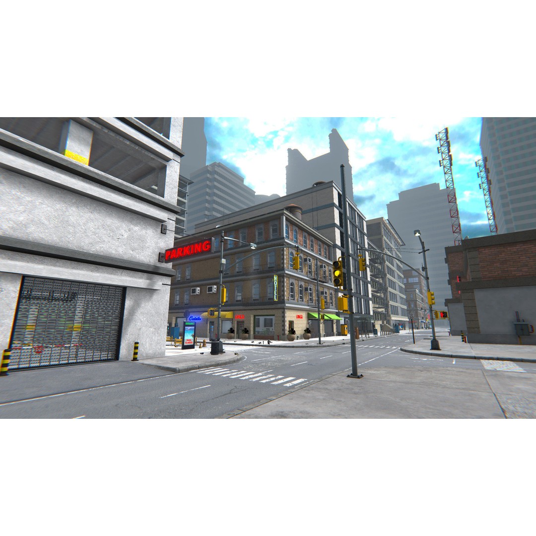 Complete City 3D Model – Low Poly Modular Asset Pack for Unity & Unreal - View 22