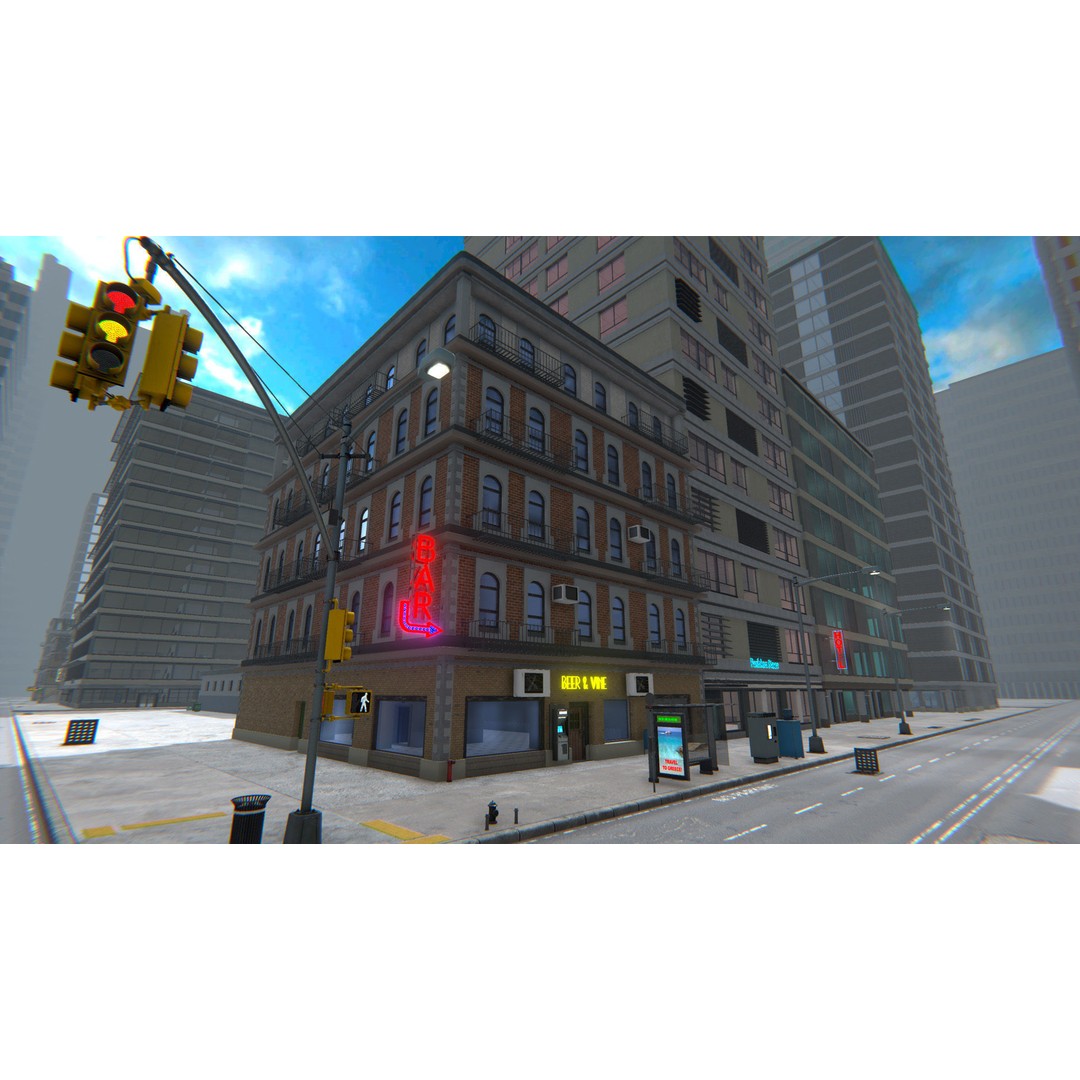 Complete City 3D Model – Low Poly Modular Asset Pack for Unity & Unreal - View 29