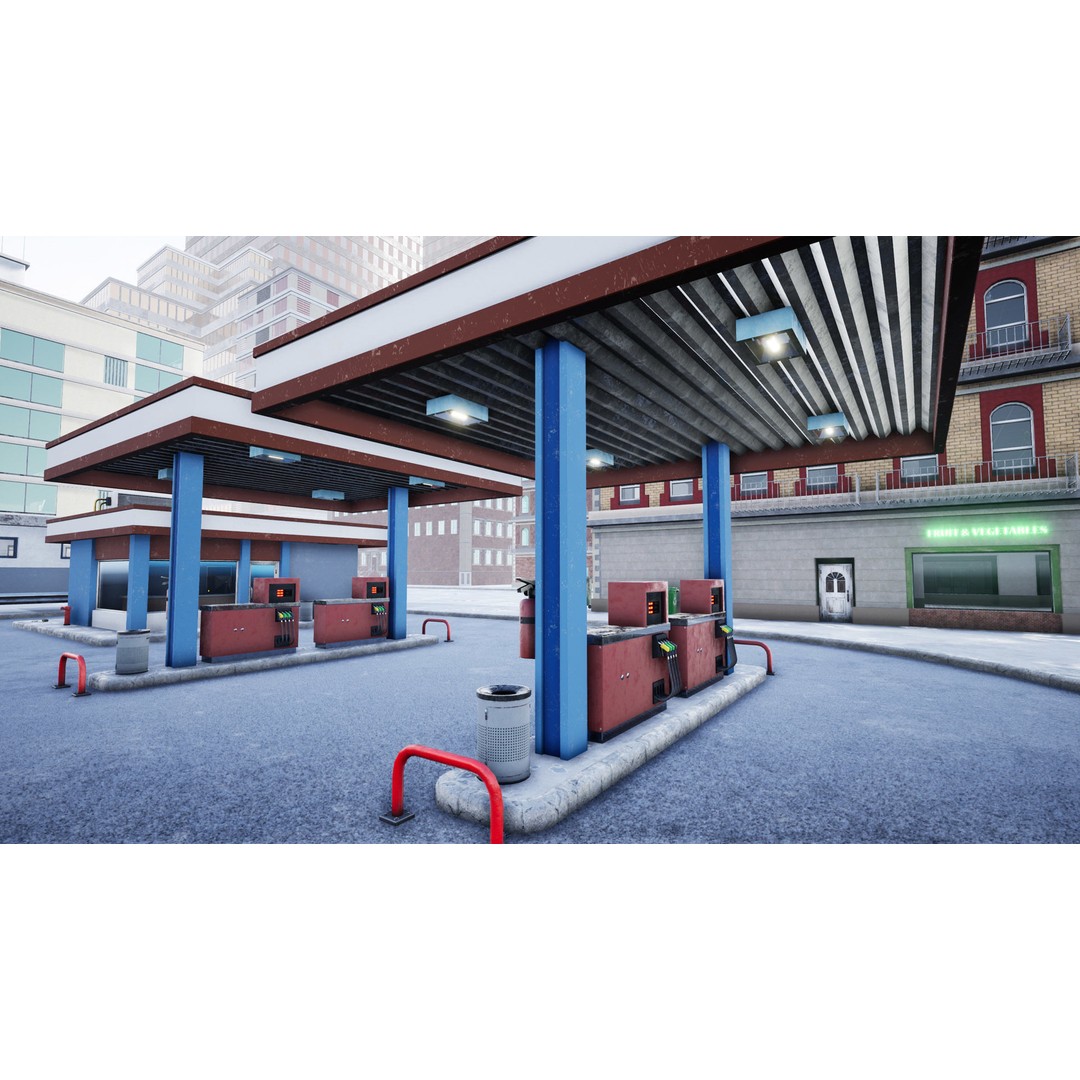 Complete City 3D Model – Low Poly Modular Asset Pack for Unity & Unreal - View 31