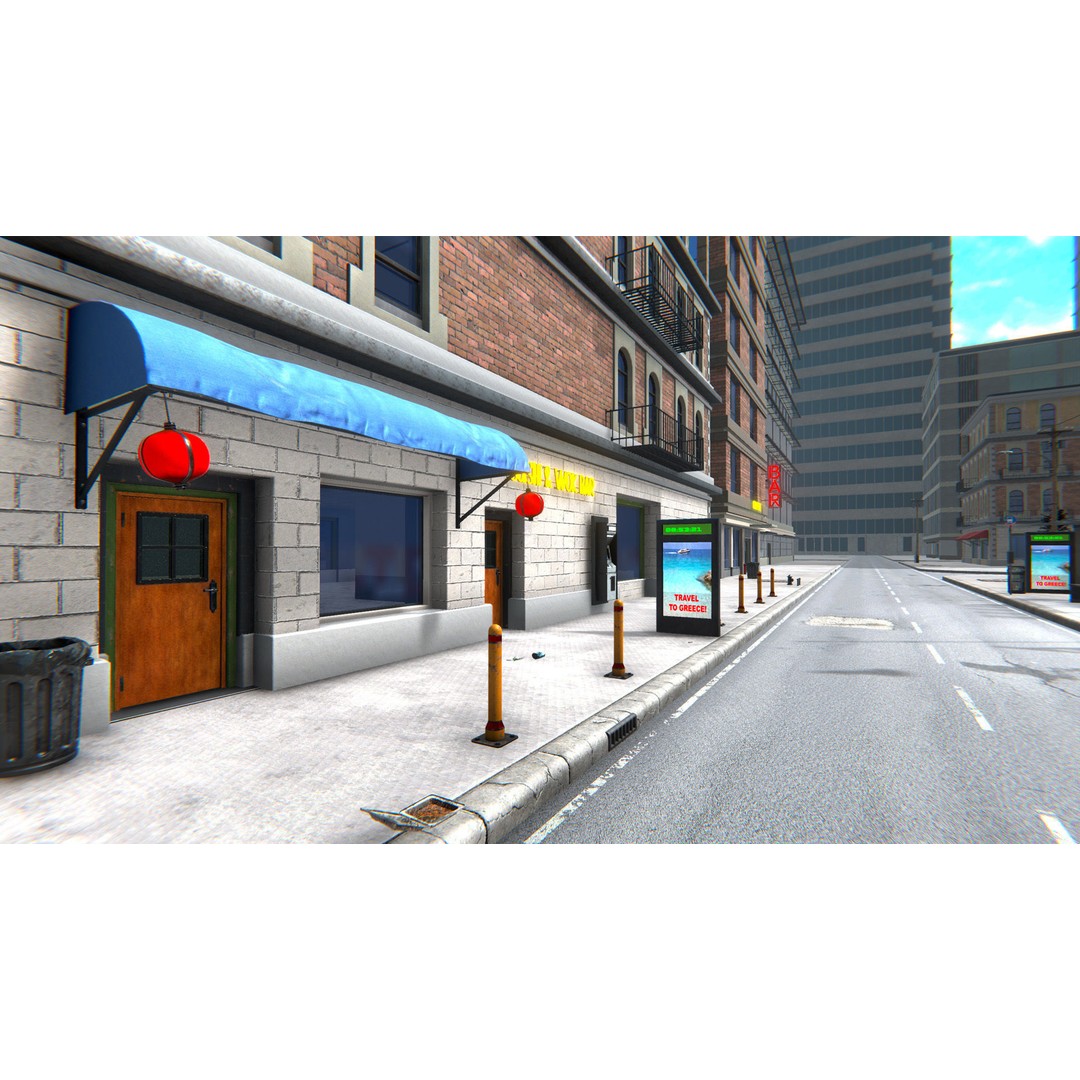 Complete City 3D Model – Low Poly Modular Asset Pack for Unity & Unreal - View 32