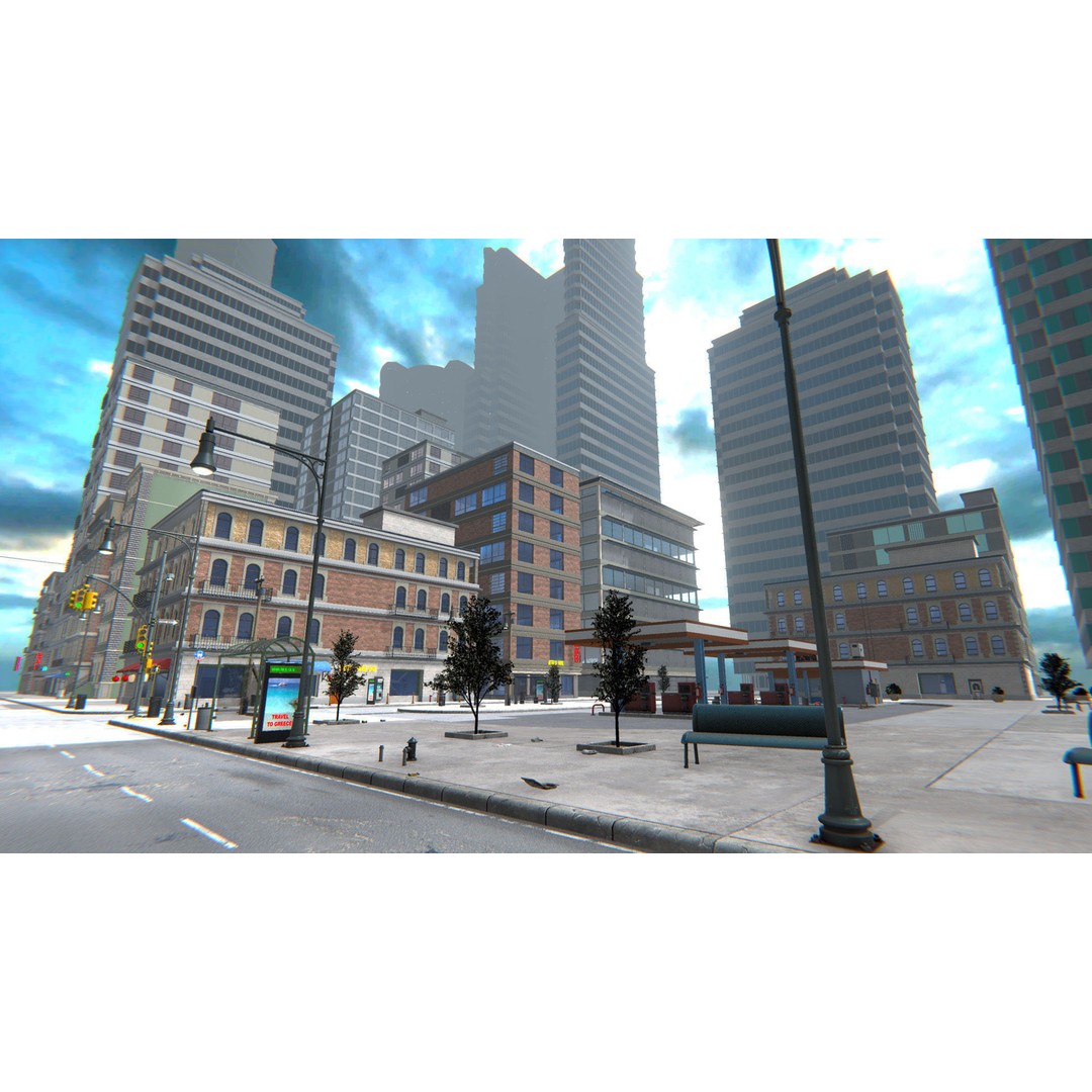Complete City 3D Model – Low Poly Modular Asset Pack for Unity & Unreal - View 42