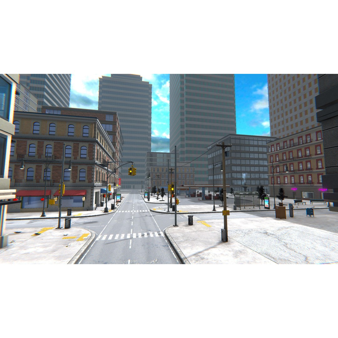 Complete City 3D Model – Low Poly Modular Asset Pack for Unity & Unreal - View 43