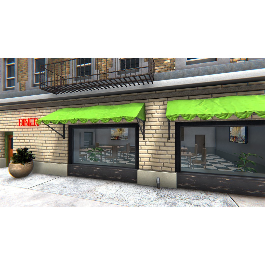 Complete City 3D Model – Low Poly Modular Asset Pack for Unity & Unreal - View 44