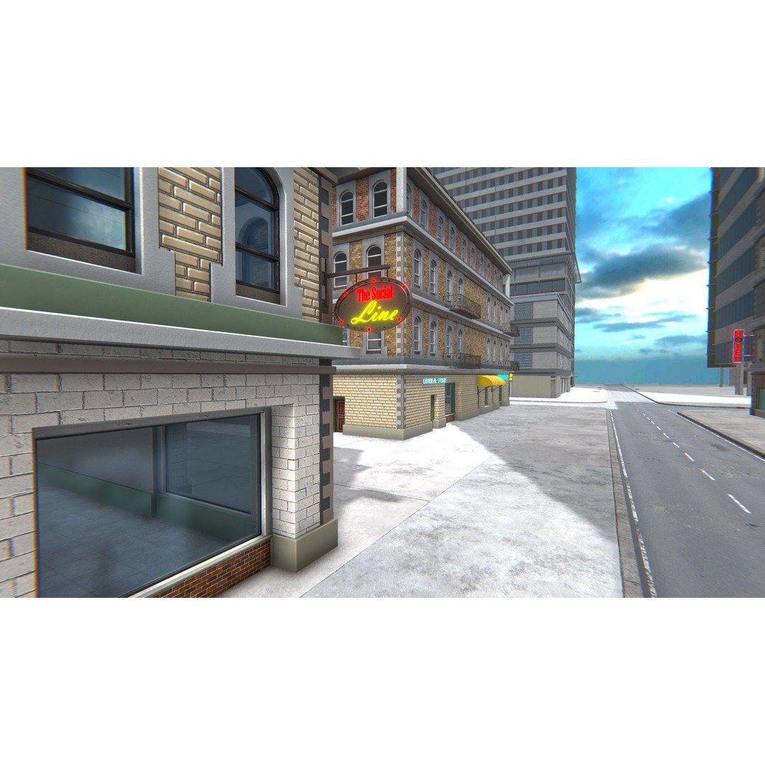 Complete City 3D Model – Low Poly Modular Asset Pack for Unity & Unreal - View 45