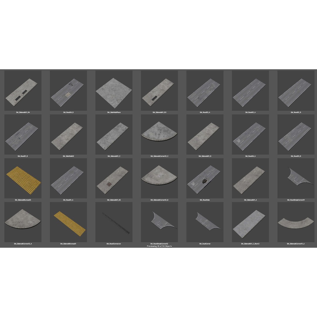 Complete City 3D Model – Low Poly Modular Asset Pack for Unity & Unreal - View 63