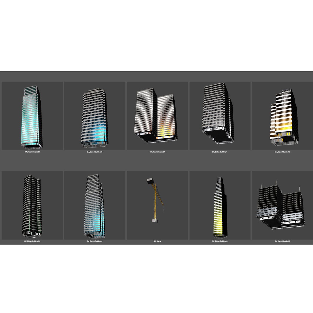 Complete City 3D Model – Low Poly Modular Asset Pack for Unity & Unreal - View 70